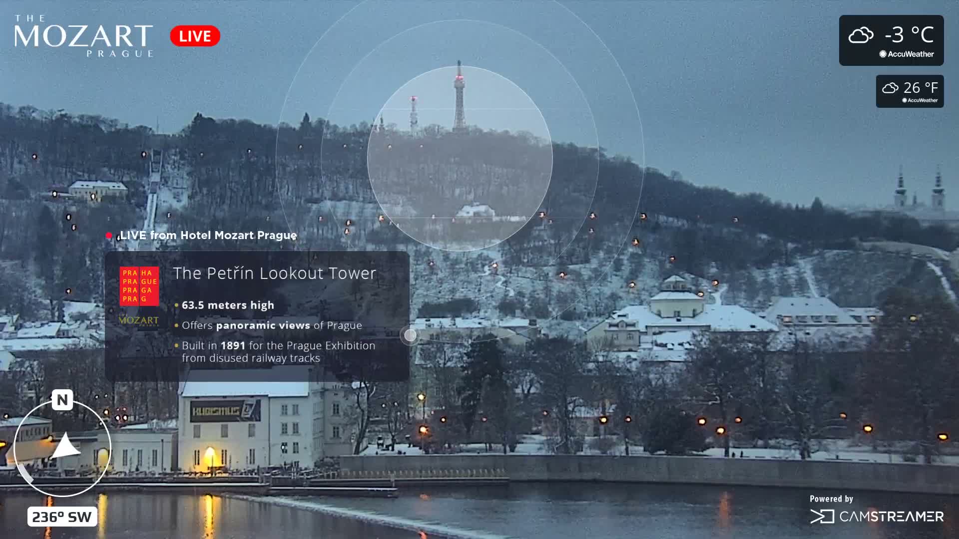 Prague Historical Area Static Live Cam - Praha 1, Praha, Hlavní Město, Czechia