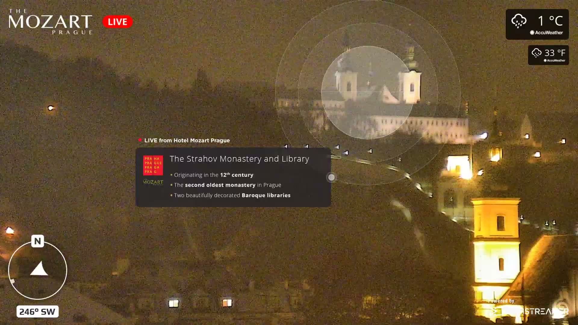 Prague Historical Area Static Live Cam - Praha 1, Praha, Hlavní Město, Czechia