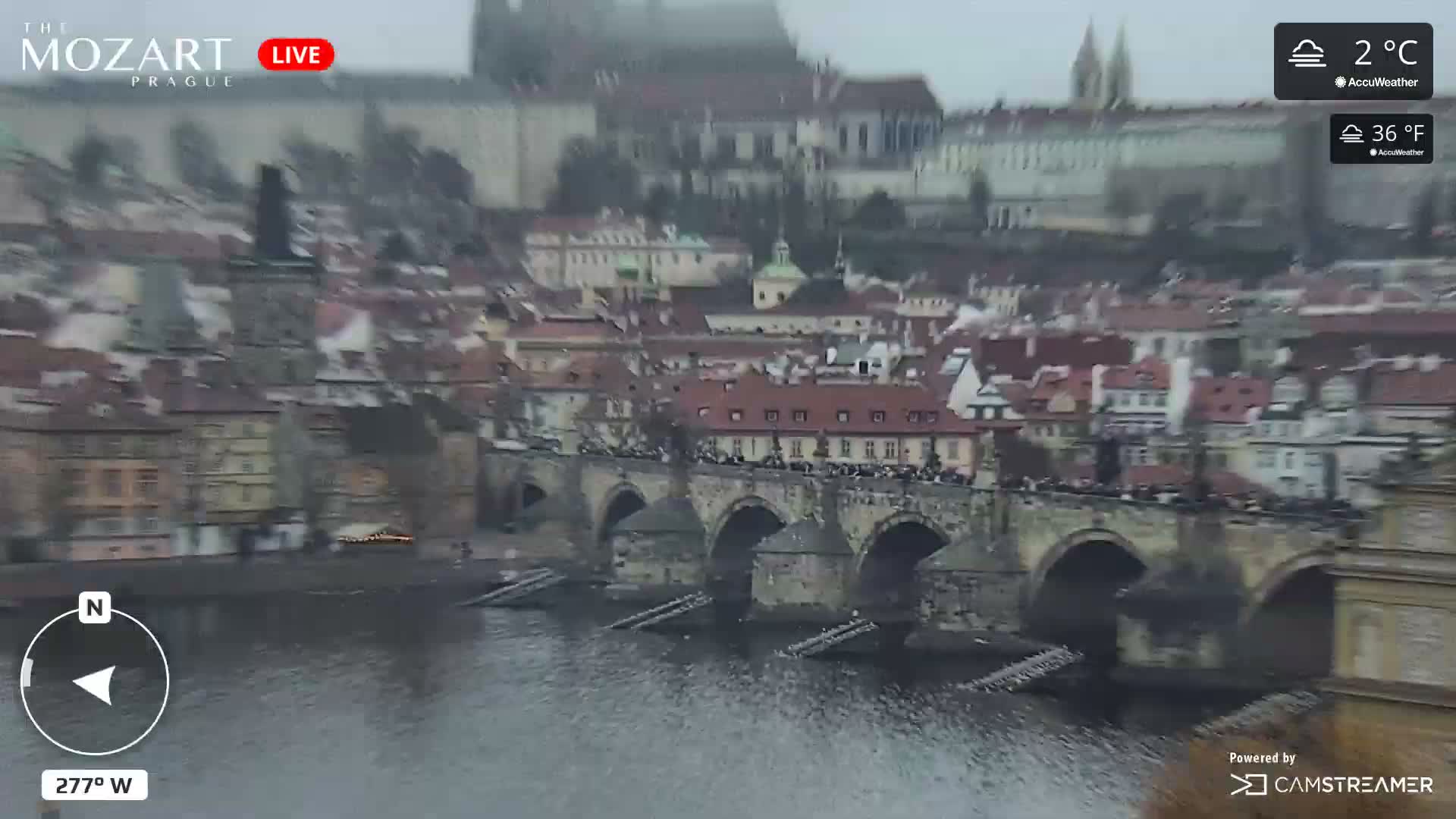 Prague Historical Area Static Live Cam - Praha 1, Praha, Hlavní Město, Czechia