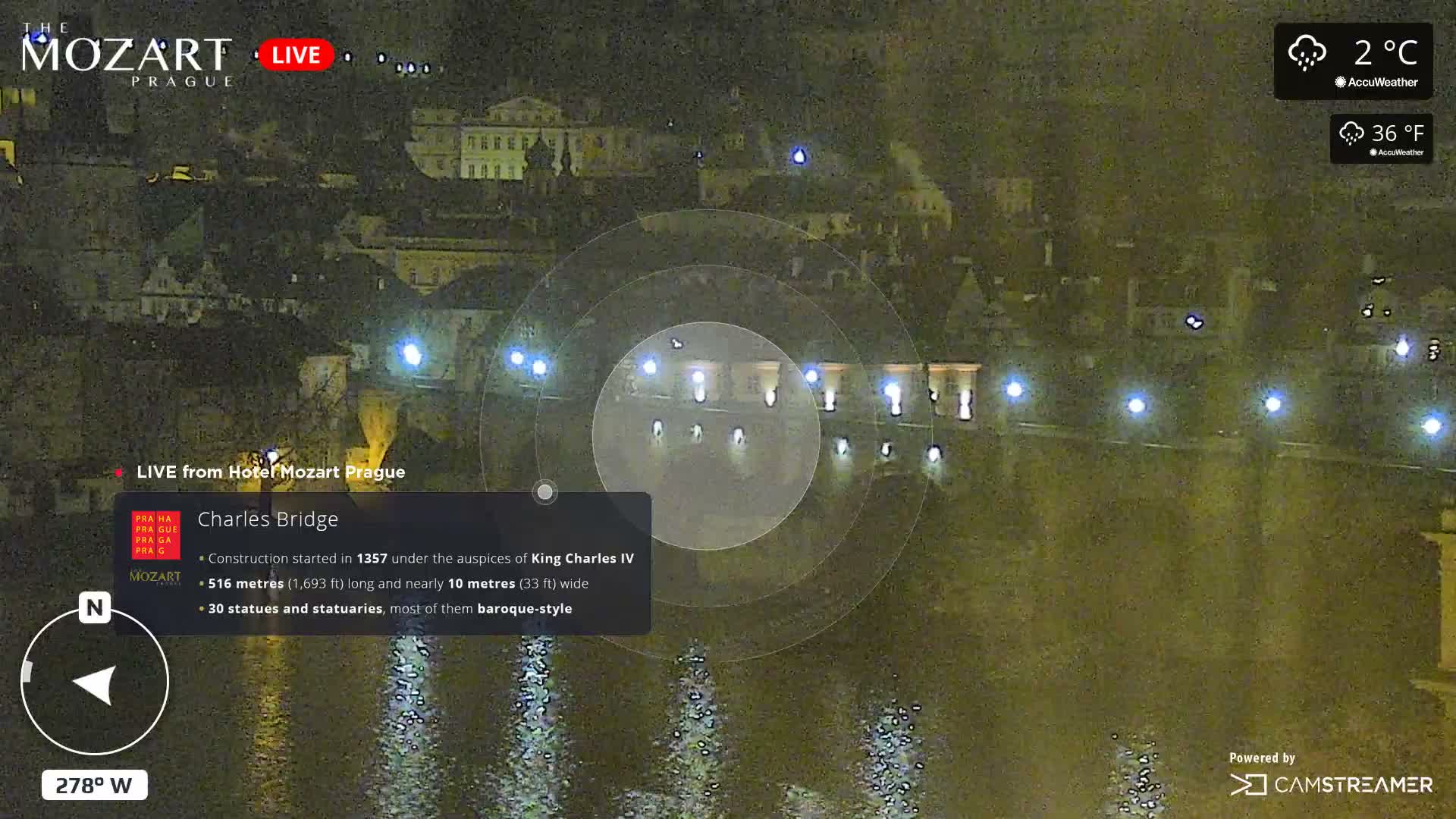 Prague Historical Area Static Live Cam - Praha 1, Praha, Hlavní Město, Czechia