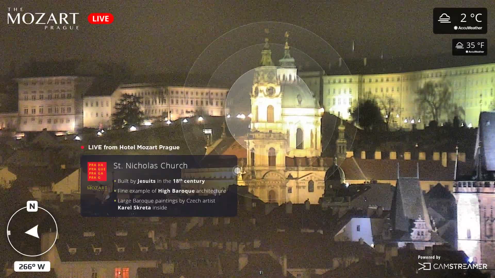 Prague Historical Area Static Live Cam - Praha 1, Praha, Hlavní Město, Czechia