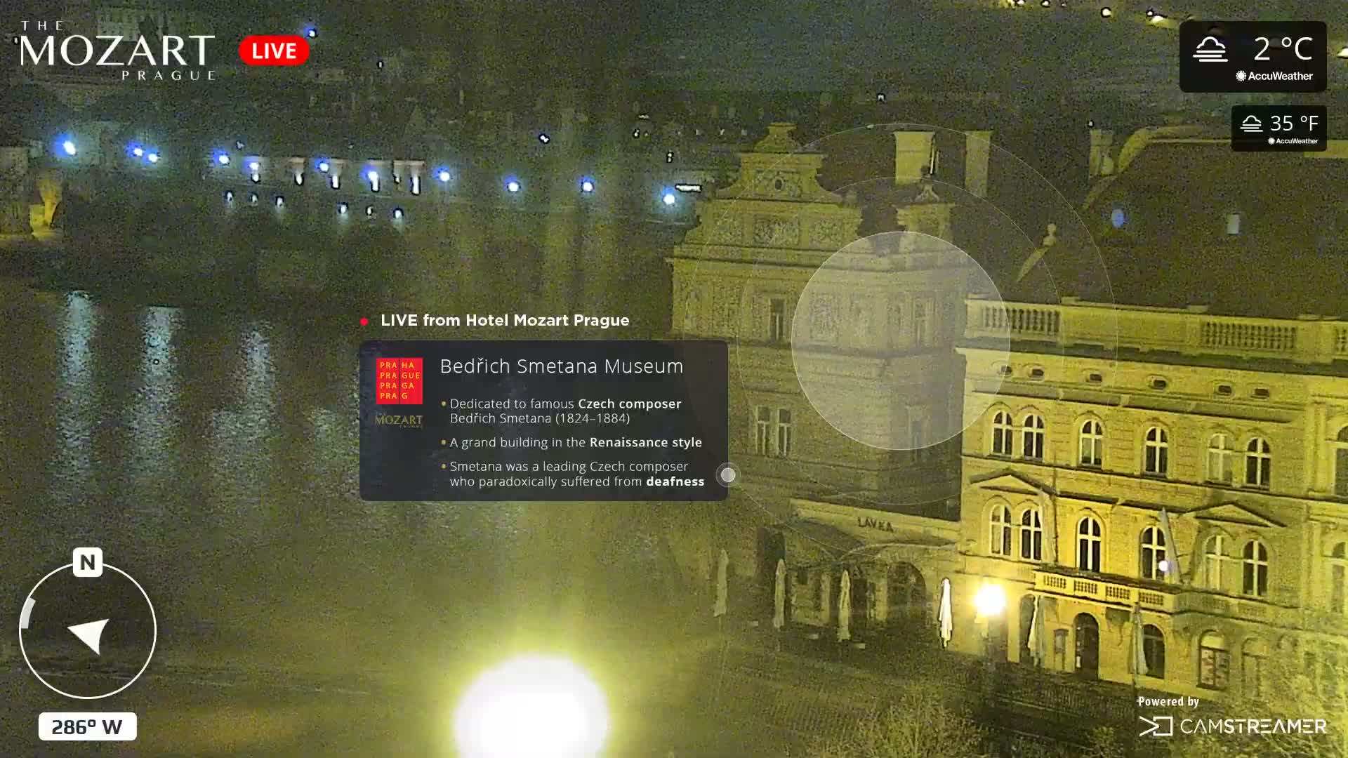 Prague Historical Area Static Live Cam - Praha 1, Praha, Hlavní Město, Czechia