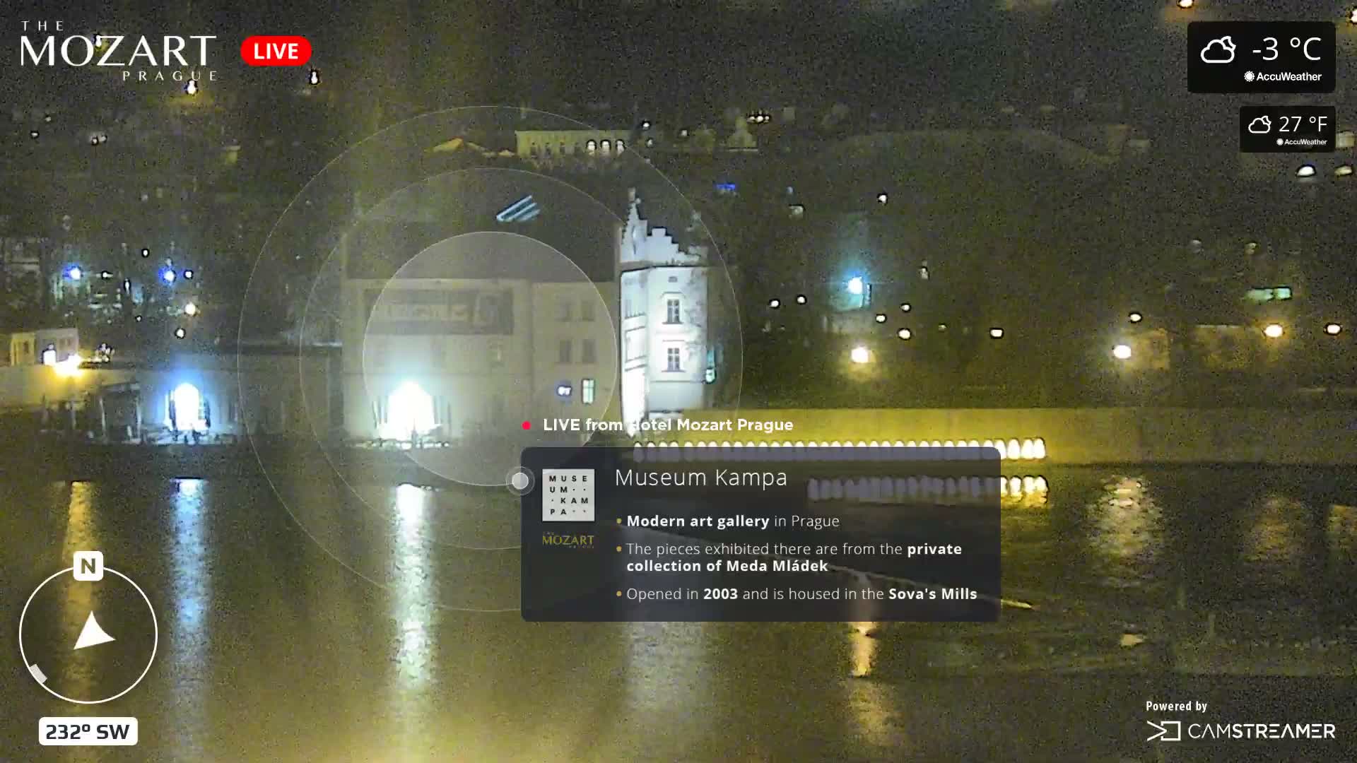 Prague Historical Area Static Live Cam - Praha 1, Praha, Hlavní Město, Czechia