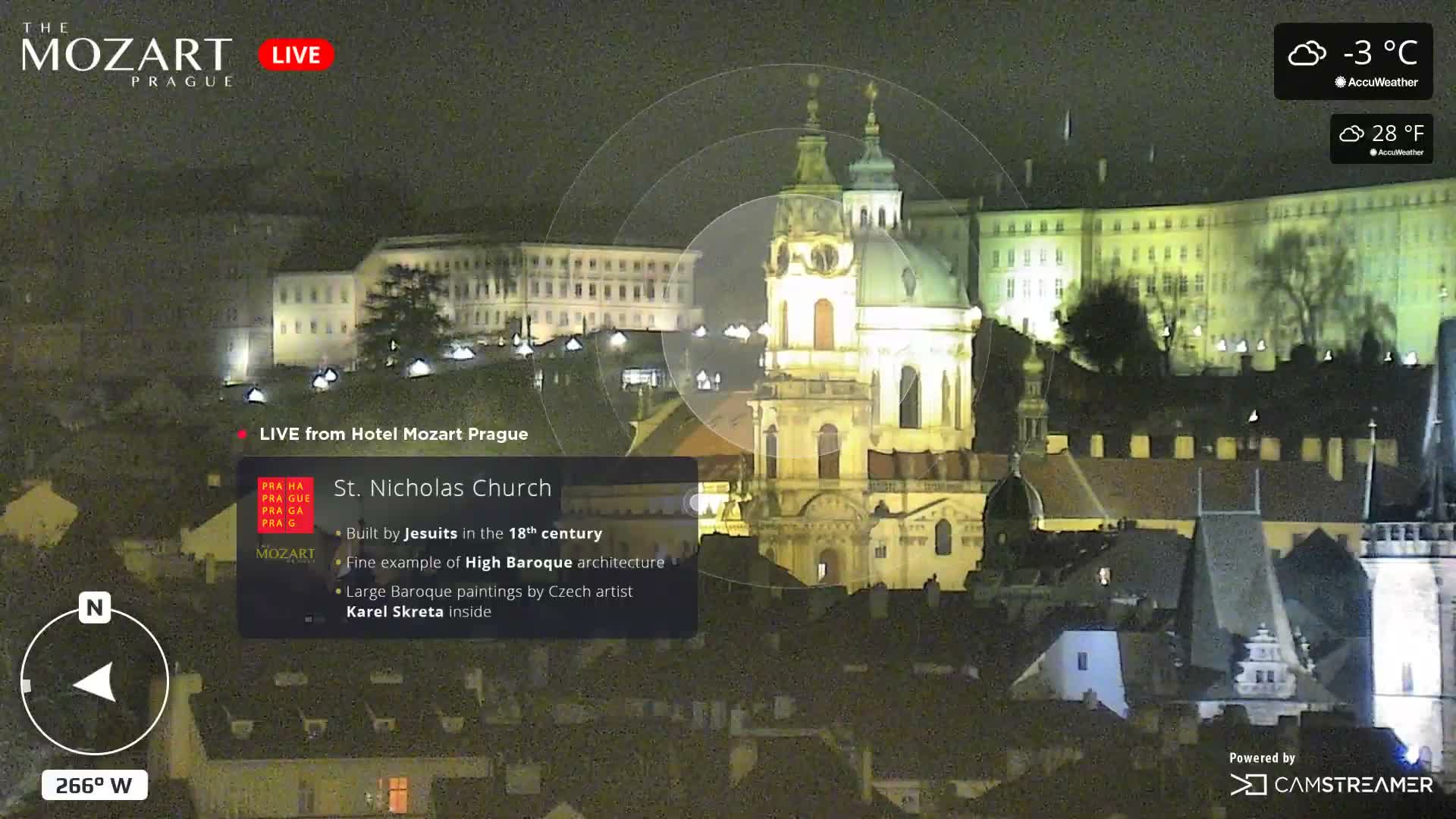 Prague Historical Area Static Live Cam - Praha 1, Praha, Hlavní Město, Czechia