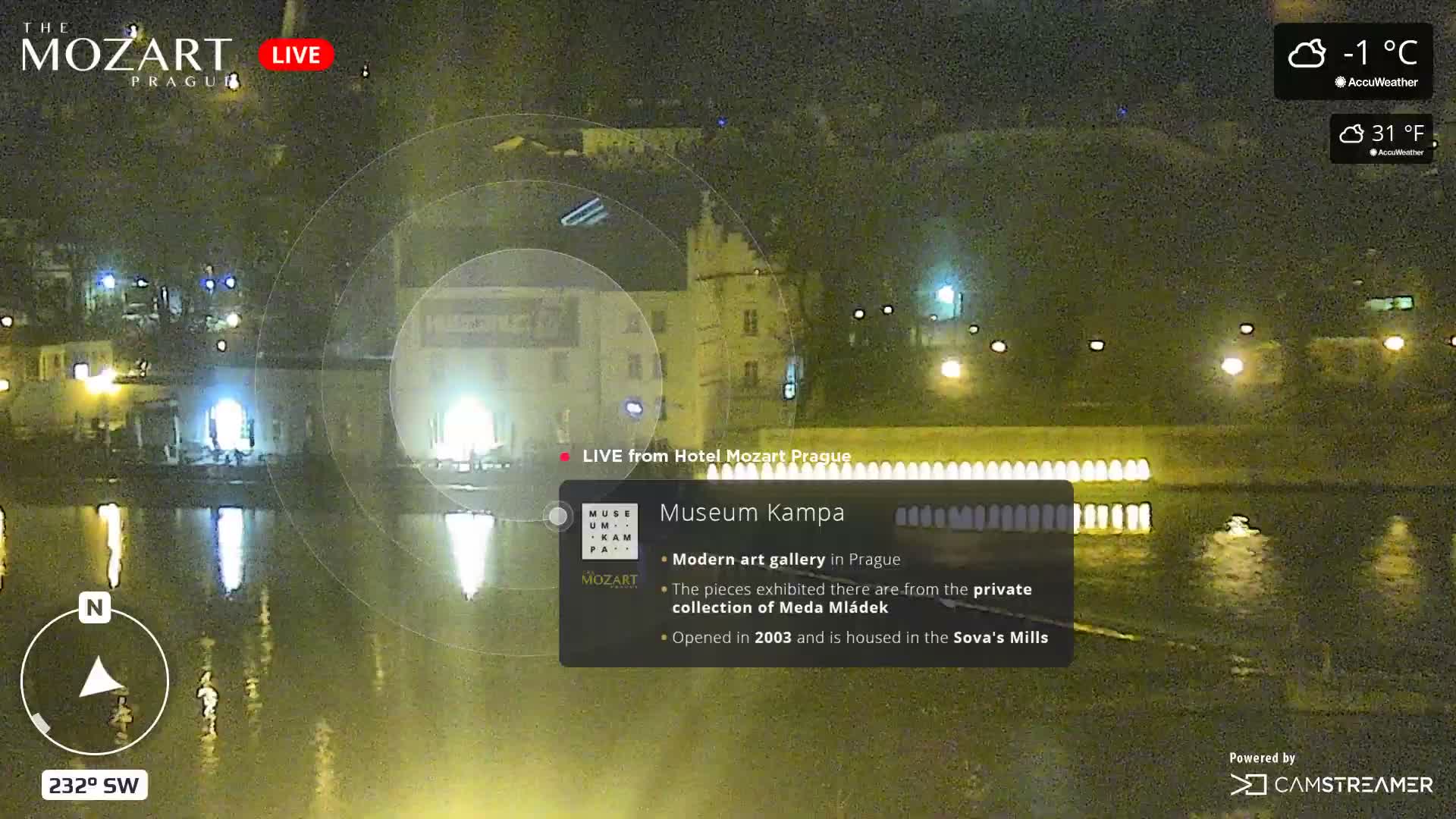 Prague Historical Area Static Live Cam - Praha 1, Praha, Hlavní Město, Czechia