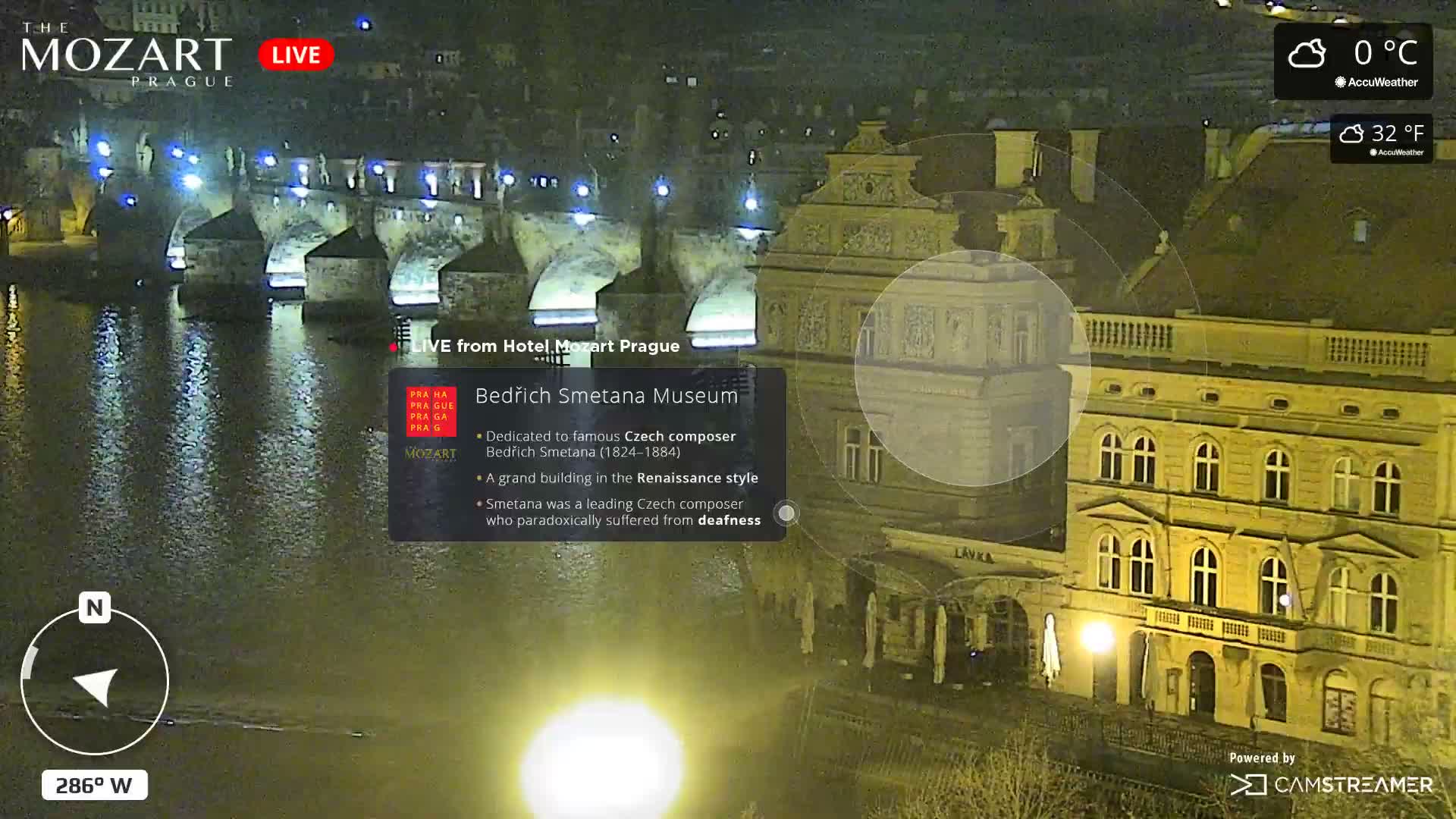Prague Historical Area Static Live Cam - Praha 1, Praha, Hlavní Město, Czechia