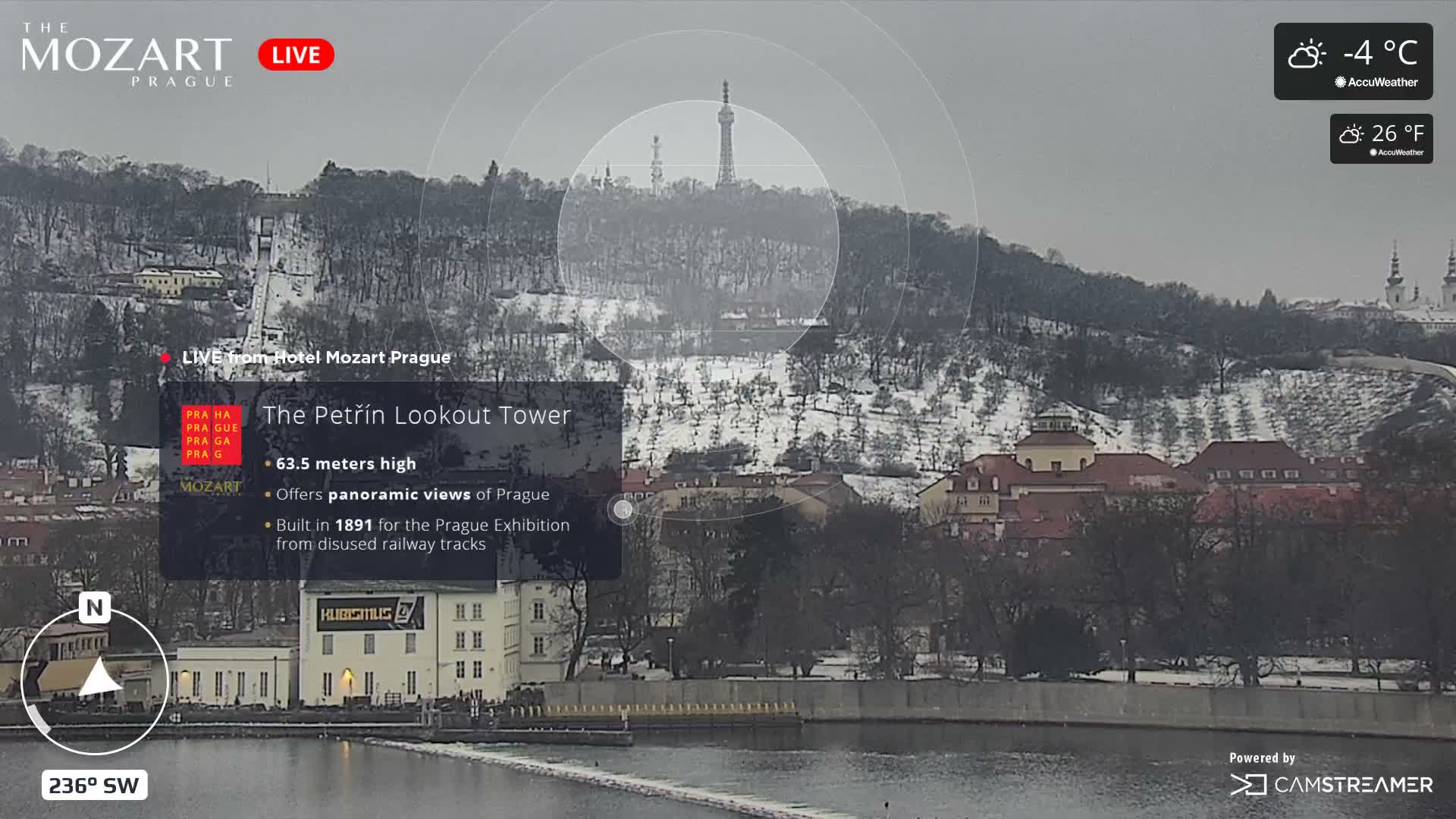 Prague Historical Area Static Live Cam - Praha 1, Praha, Hlavní Město, Czechia