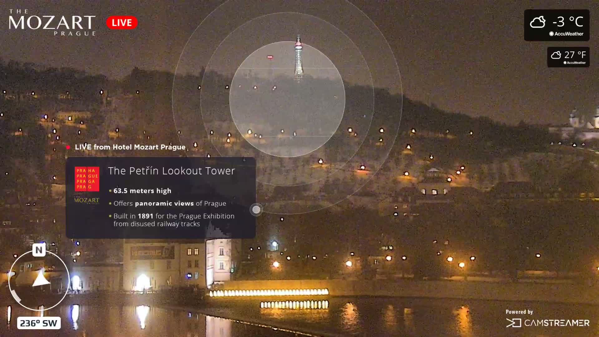 Prague Historical Area Static Live Cam - Praha 1, Praha, Hlavní Město, Czechia