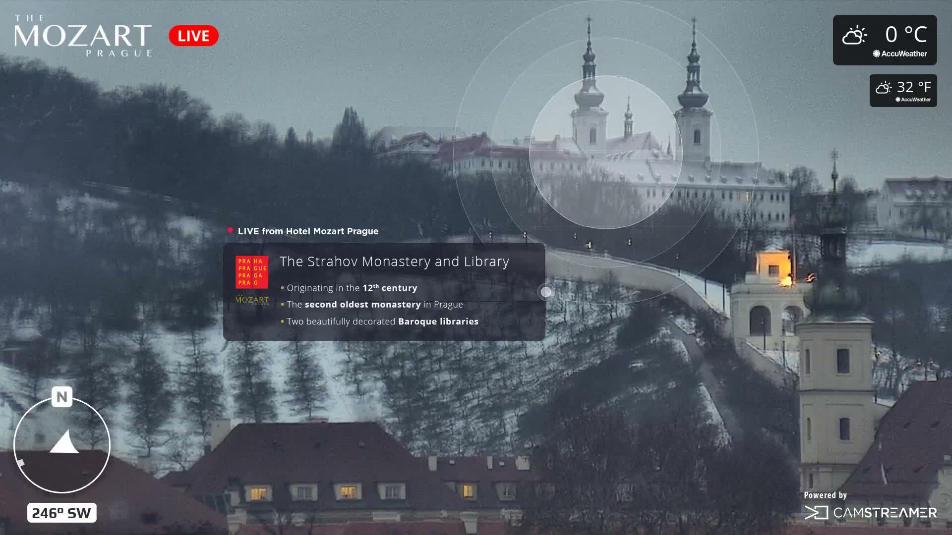 Prague Historical Area Static Live Cam - Praha 1, Praha, Hlavní Město, Czechia