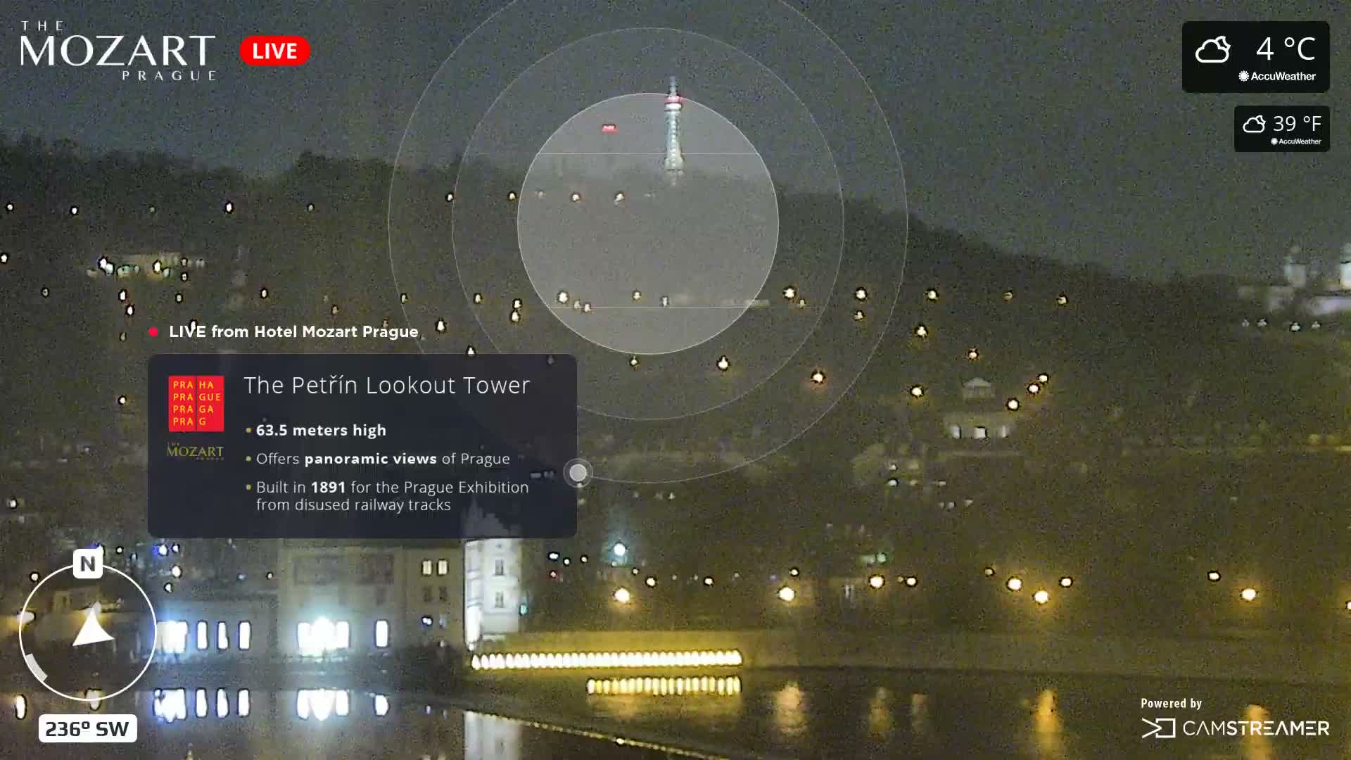 Prague Historical Area Static Live Cam - Praha 1, Praha, Hlavní Město, Czechia