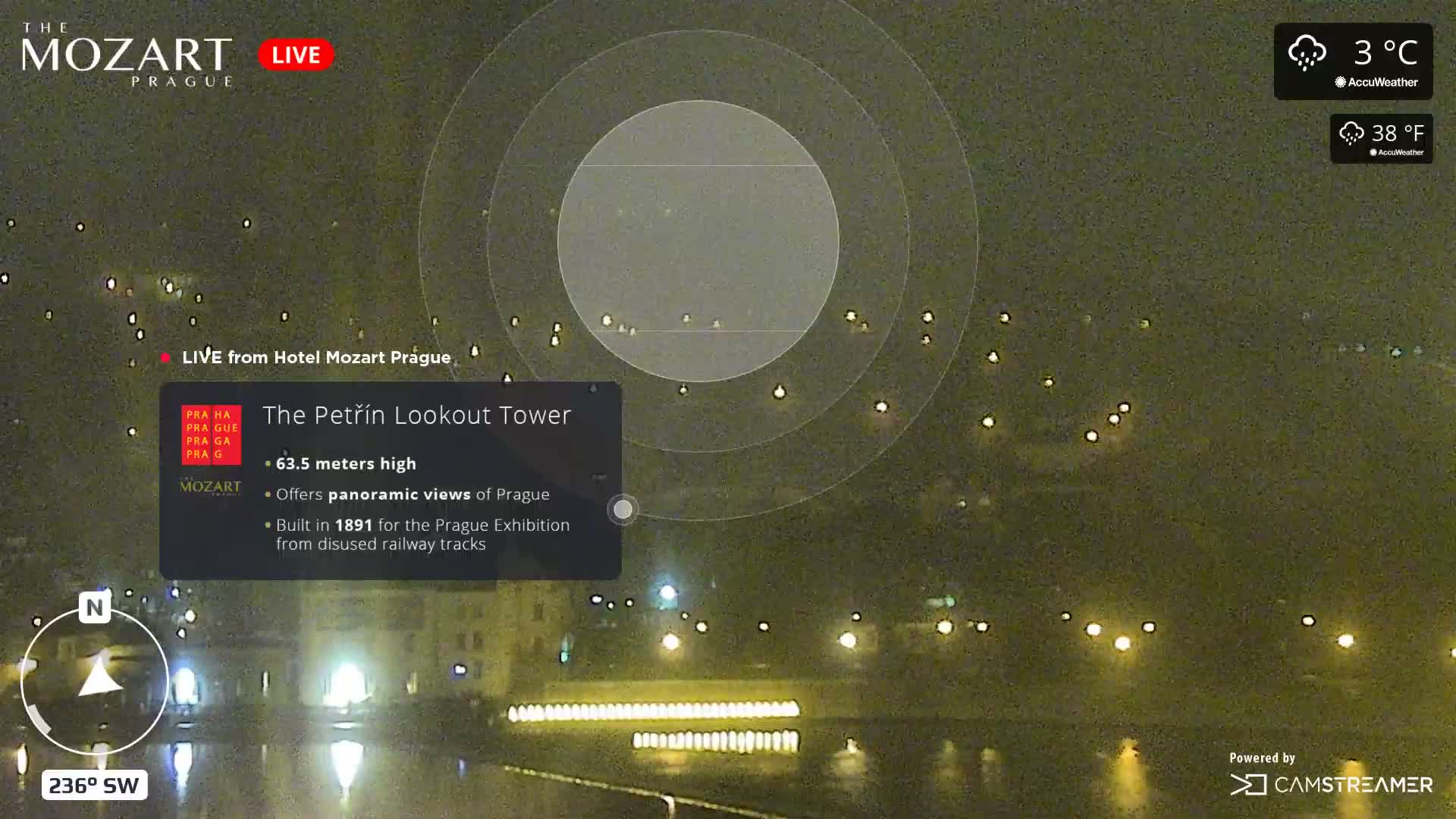 Prague Historical Area Static Live Cam - Praha 1, Praha, Hlavní Město, Czechia