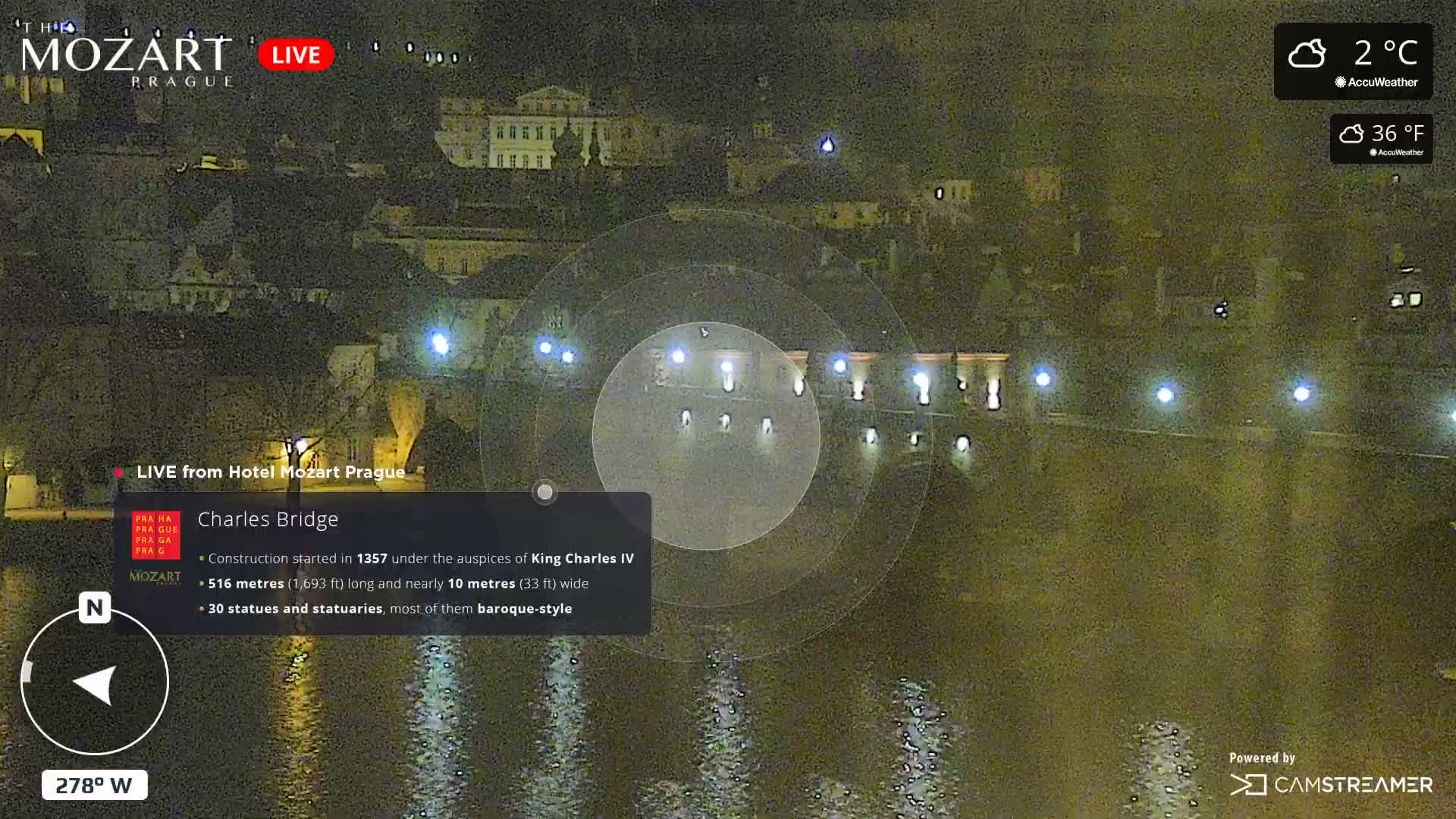 Prague Historical Area Static Live Cam - Praha 1, Praha, Hlavní Město, Czechia