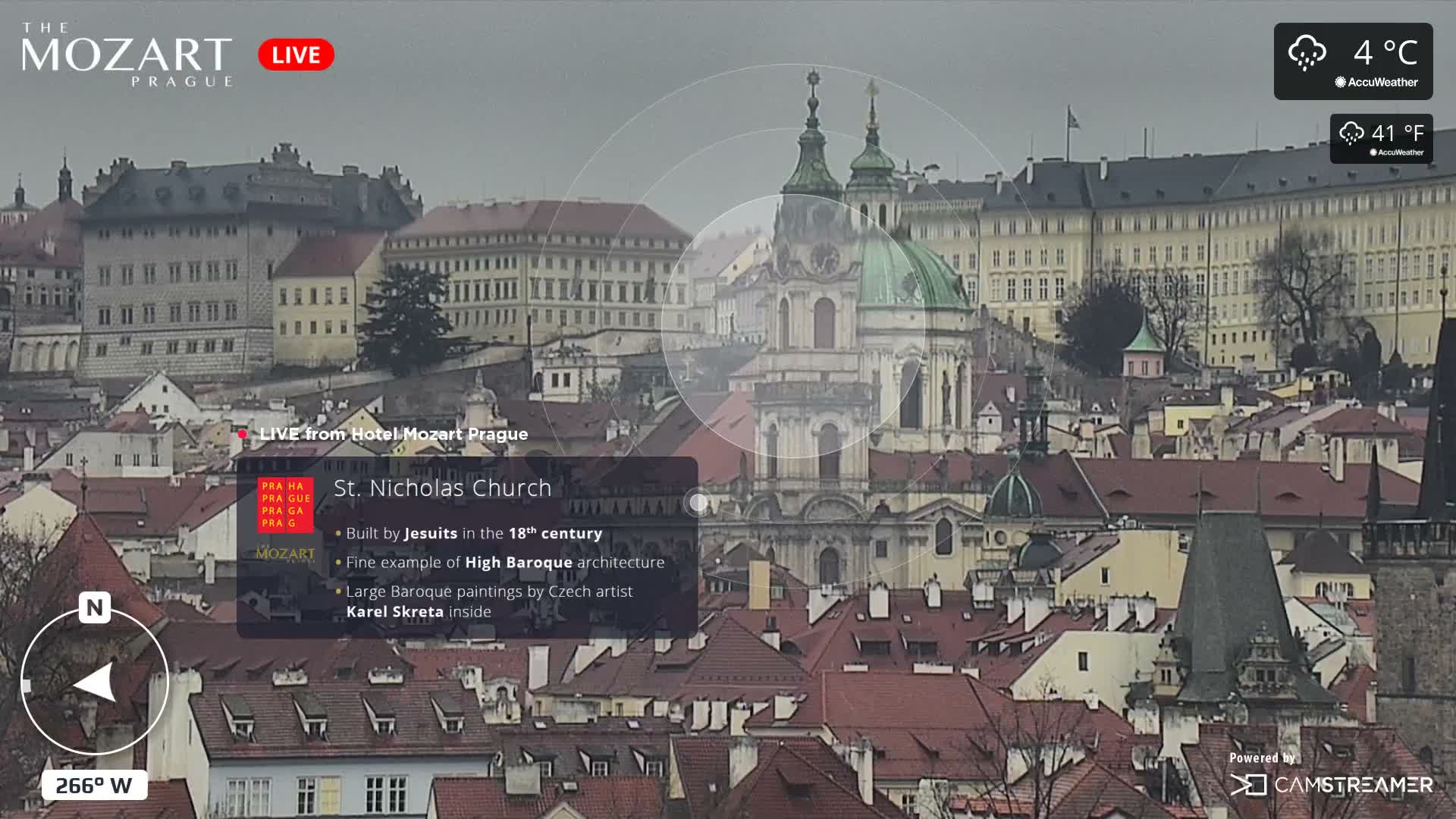 Prague Historical Area Static Live Cam - Praha 1, Praha, Hlavní Město, Czechia