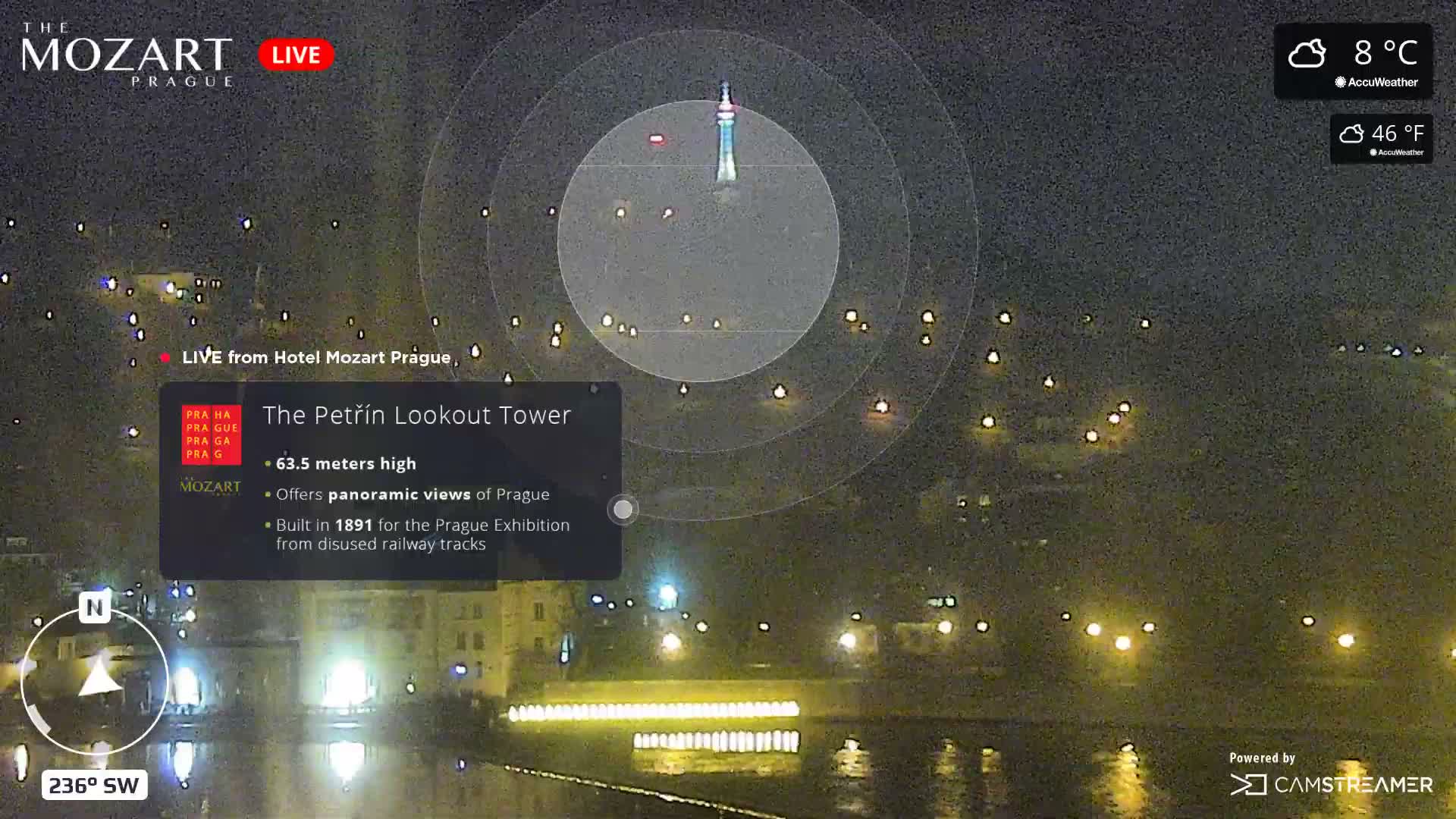 Prague Historical Area Static Live Cam - Praha 1, Praha, Hlavní Město, Czechia