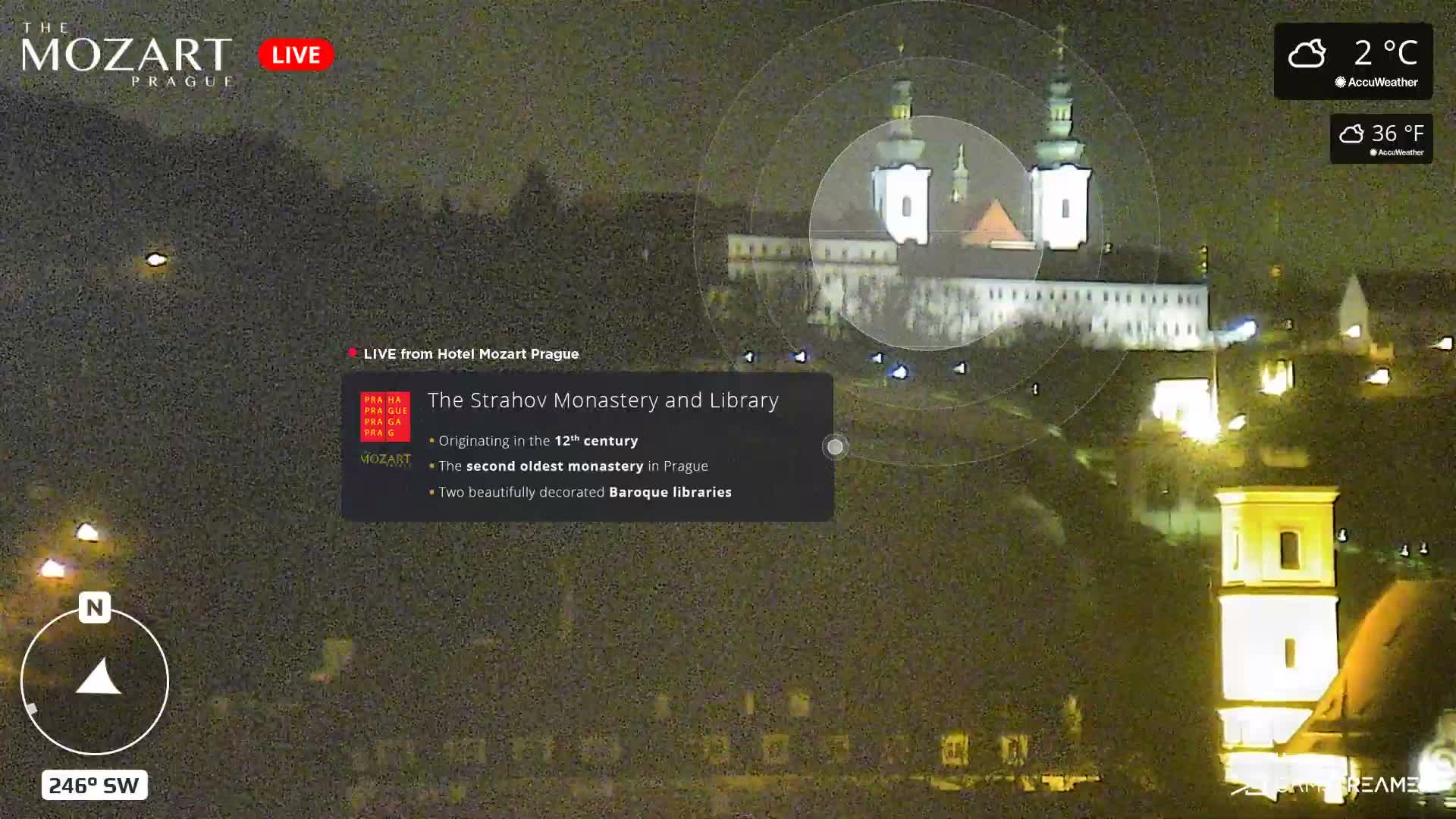 Prague Historical Area Static Live Cam - Praha 1, Praha, Hlavní Město, Czechia