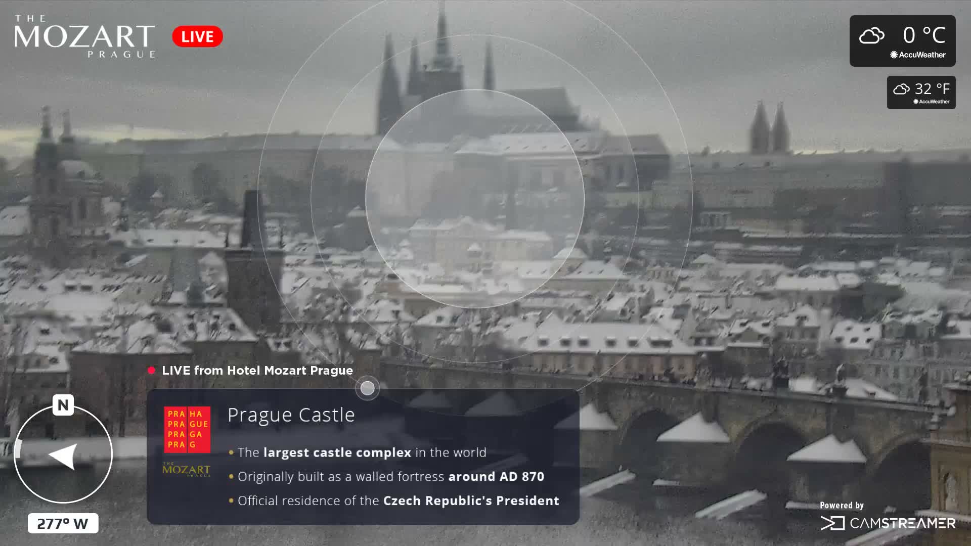 Prague Historical Area Static Live Cam - Praha 1, Praha, Hlavní Město, Czechia