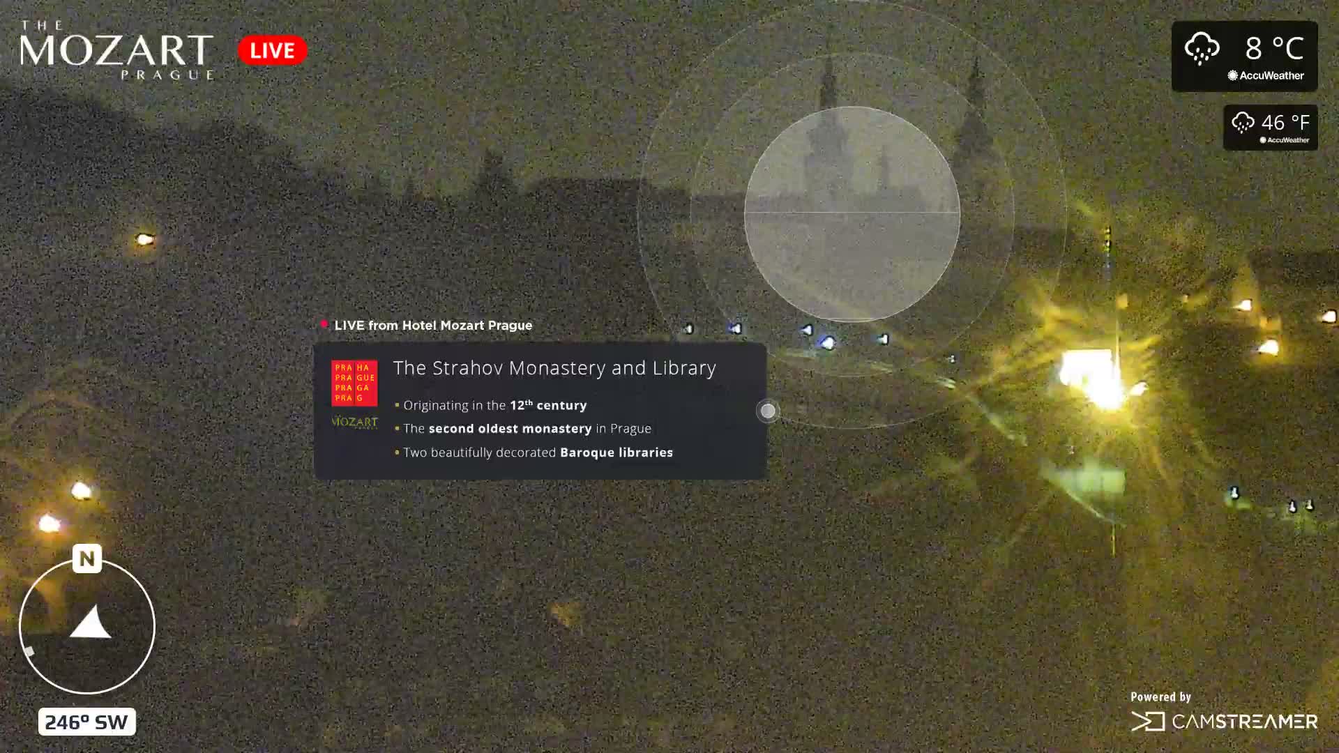 Prague Historical Area Static Live Cam - Praha 1, Praha, Hlavní Město, Czechia