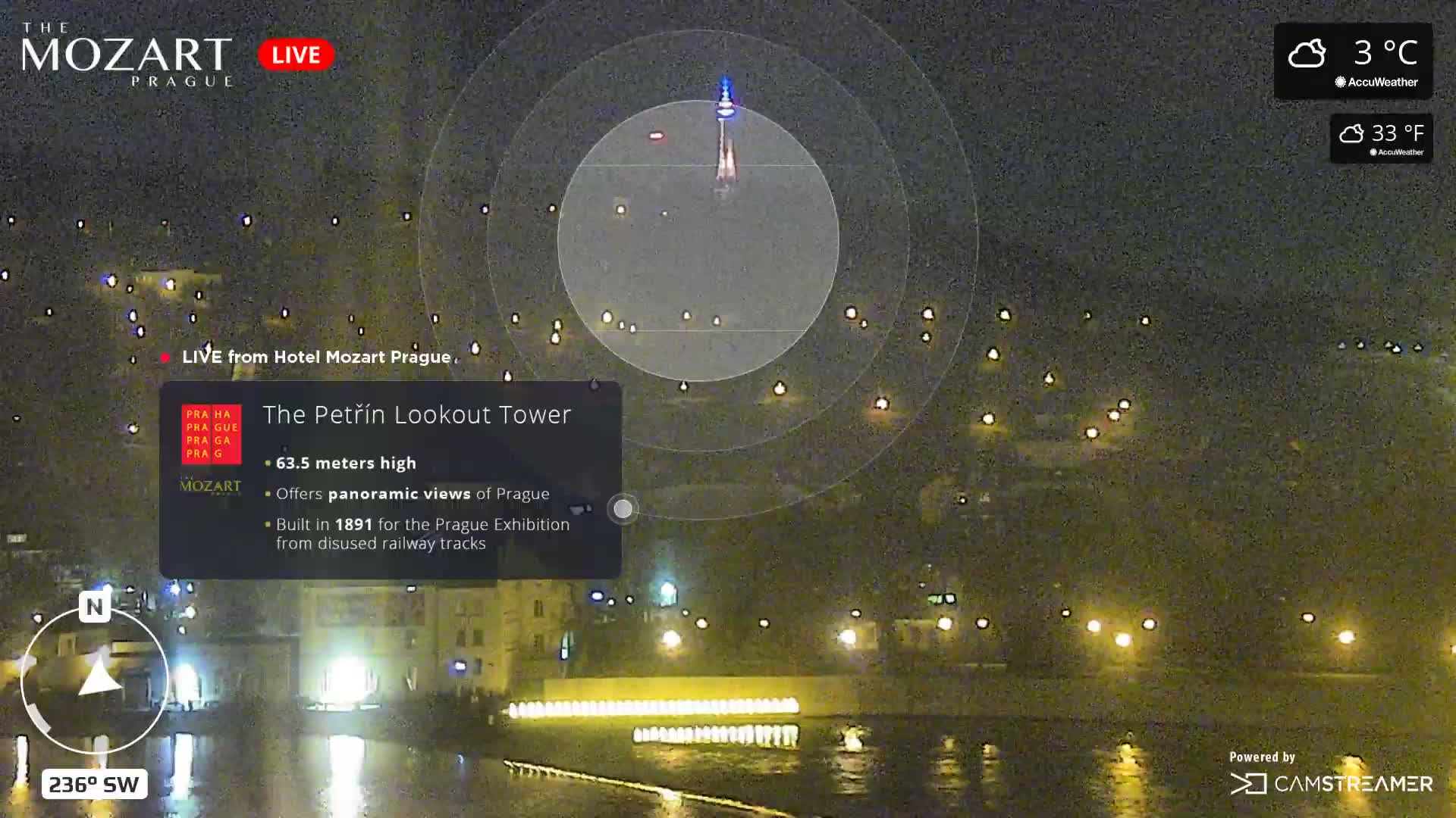 Prague Historical Area Static Live Cam - Praha 1, Praha, Hlavní Město, Czechia