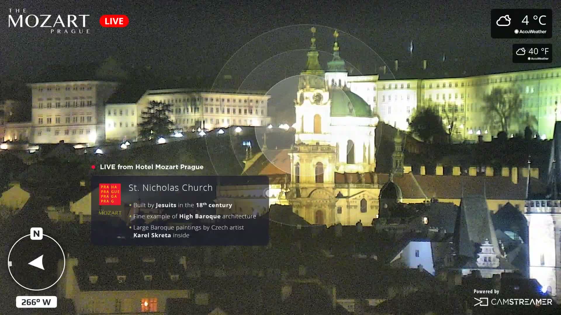 Prague Historical Area Static Live Cam - Praha 1, Praha, Hlavní Město, Czechia