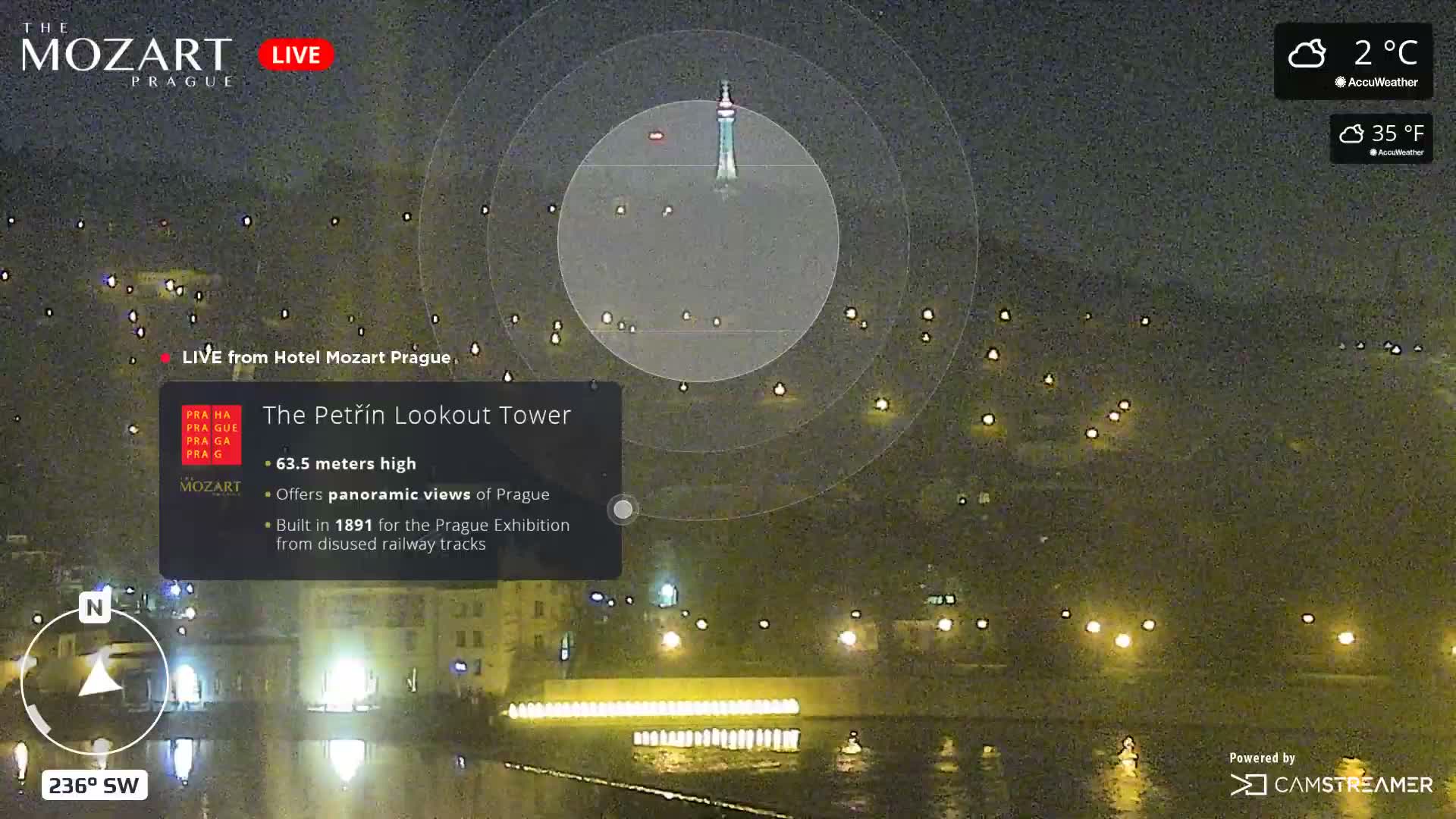 Prague Historical Area Static Live Cam - Praha 1, Praha, Hlavní Město, Czechia