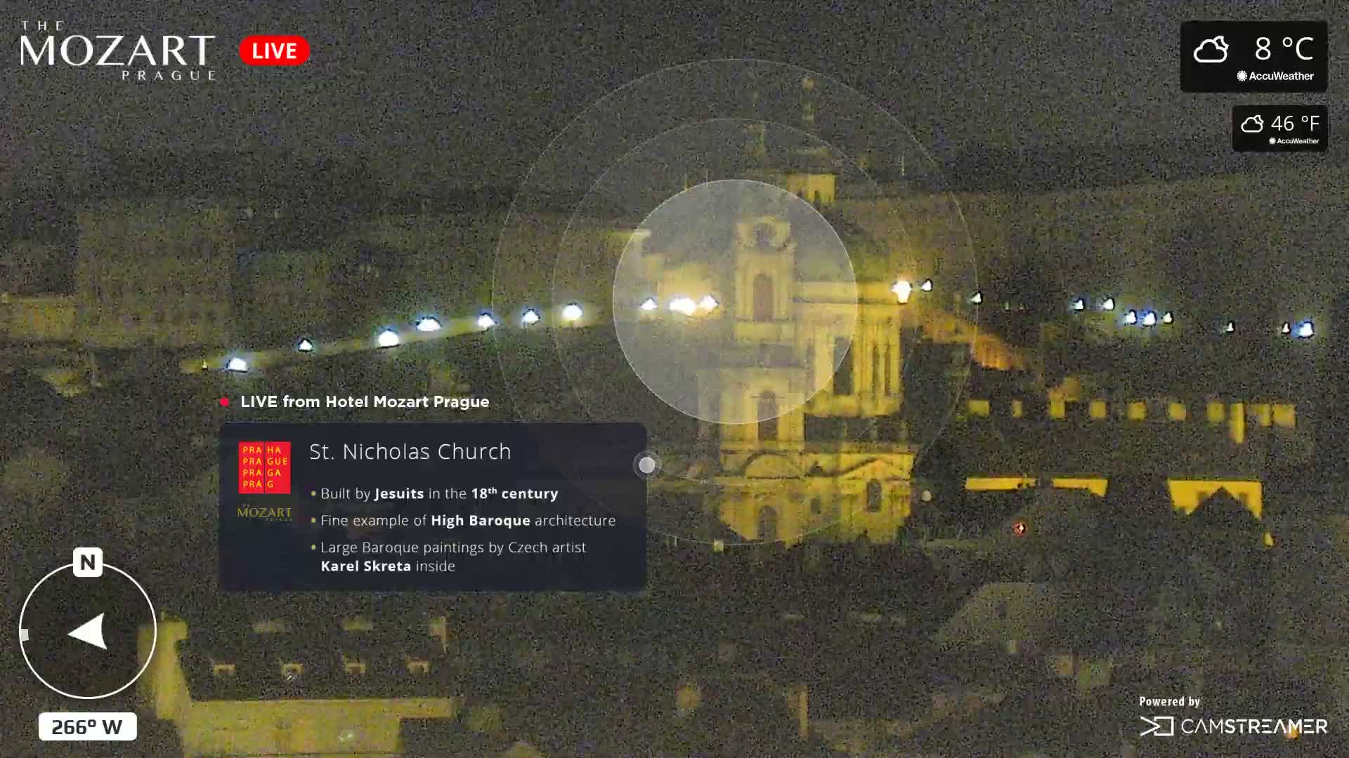 Prague Historical Area Static Live Cam - Praha 1, Praha, Hlavní Město, Czechia