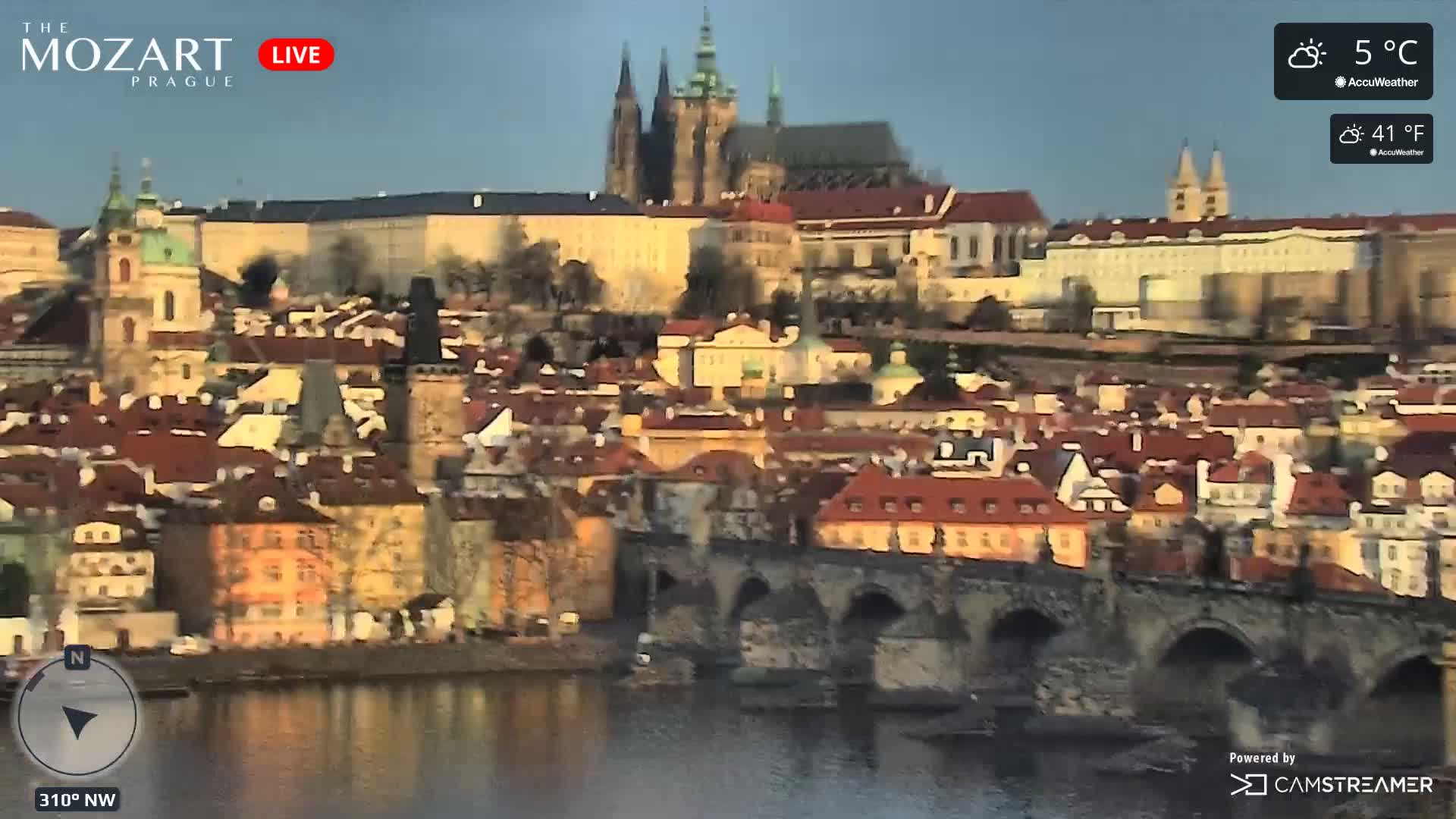 Prague Historical Area Static Live Cam - Praha 1, Praha, Hlavní Město, Czechia