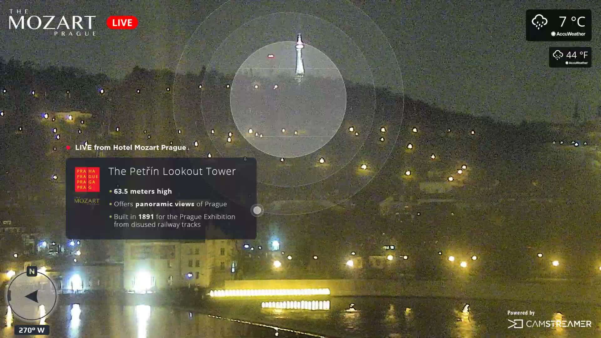 Prague Historical Area Static Live Cam - Praha 1, Praha, Hlavní Město, Czechia
