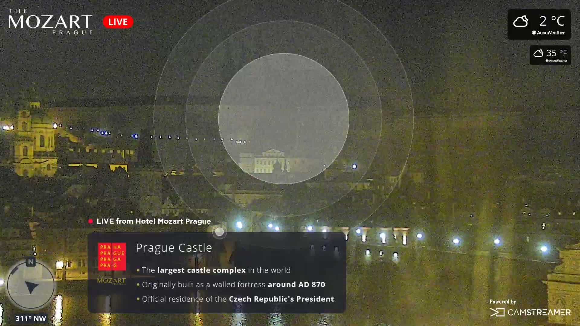 Prague Historical Area Static Live Cam - Praha 1, Praha, Hlavní Město, Czechia