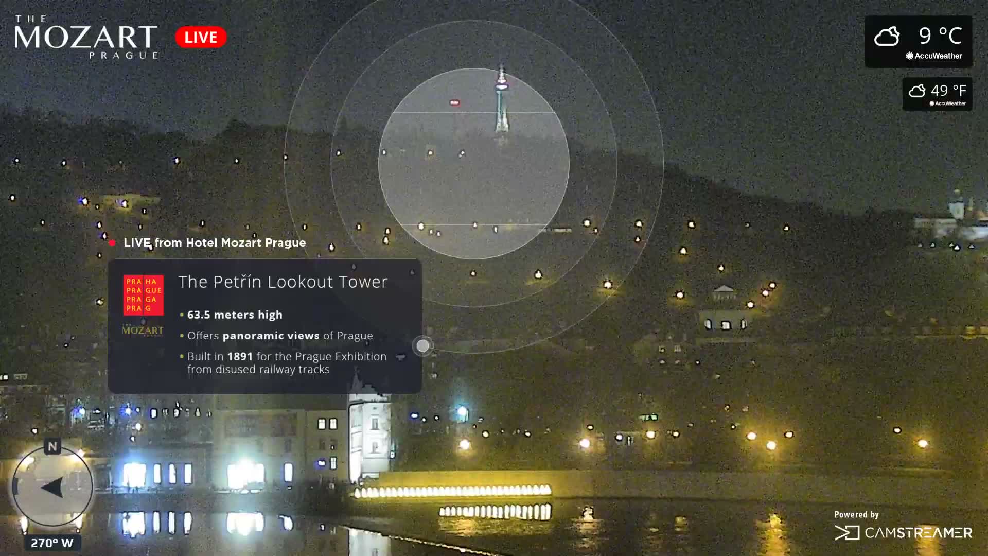 Prague Historical Area Static Live Cam - Praha 1, Praha, Hlavní Město, Czechia