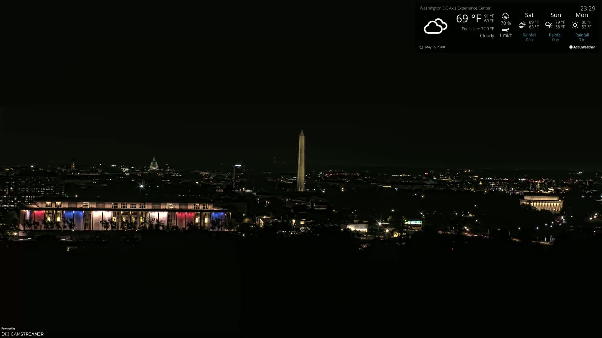 Washington D.C Skyline Live Cam - Washington, Disctrict of Columbia, USA