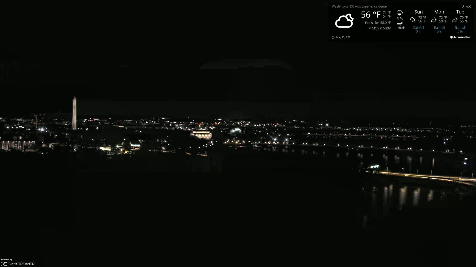 Washington D.C Skyline Live Cam - Washington, Disctrict of Columbia, USA