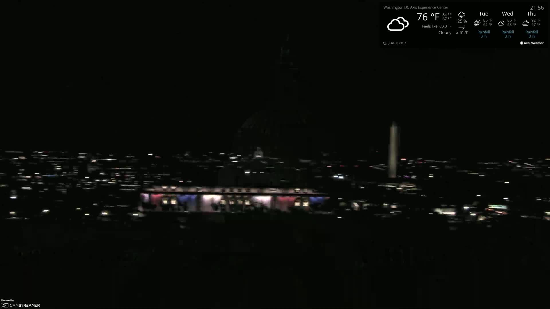 Washington D.C Skyline Live Cam - Washington, Disctrict of Columbia, USA