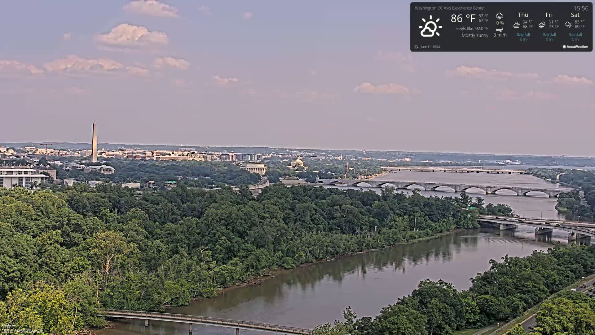 Washington D.C Skyline Live Cam - Washington, Disctrict of Columbia, USA