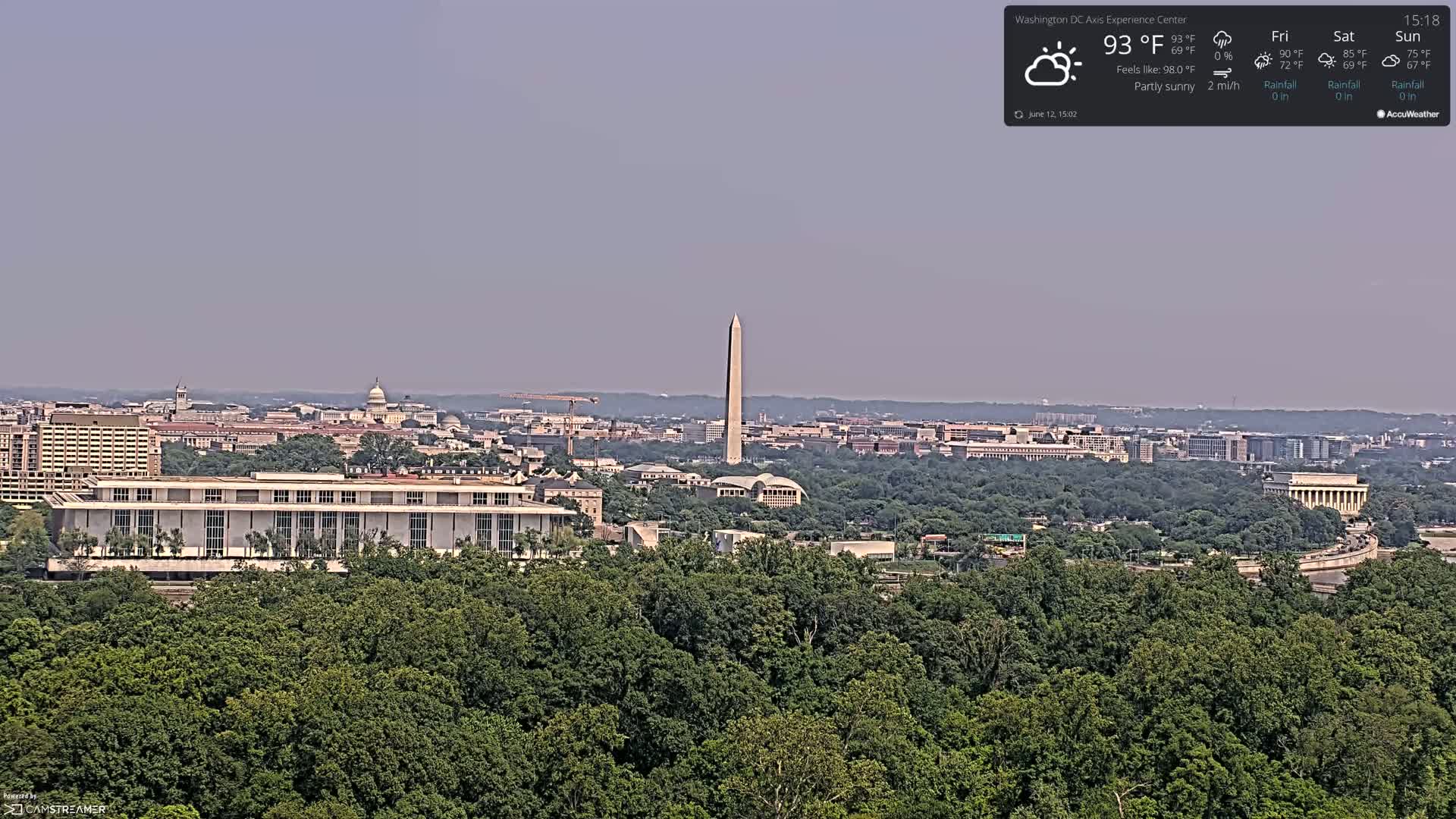 Washington D.C Skyline Live Cam - Washington, Disctrict of Columbia, USA