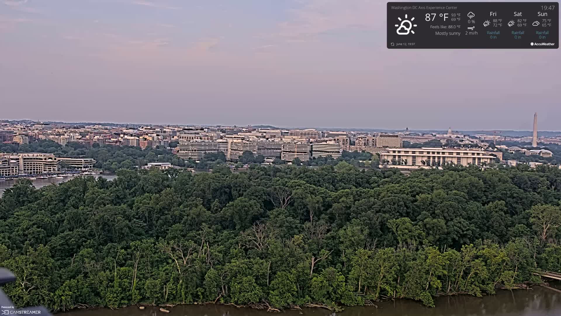 Washington D.C Skyline Live Cam - Washington, Disctrict of Columbia, USA