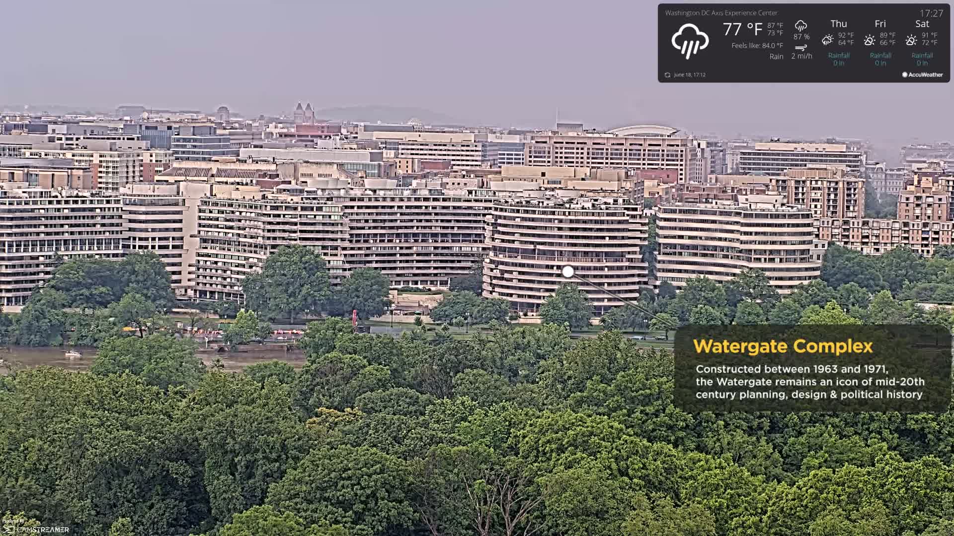Washington D.C Skyline Live Cam - Washington, Disctrict of Columbia, USA