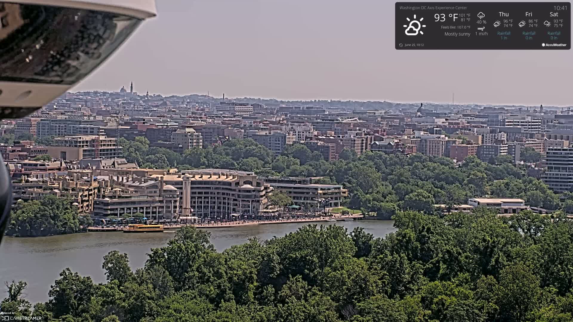 Washington D.C Skyline Live Cam - Washington, Disctrict of Columbia, USA