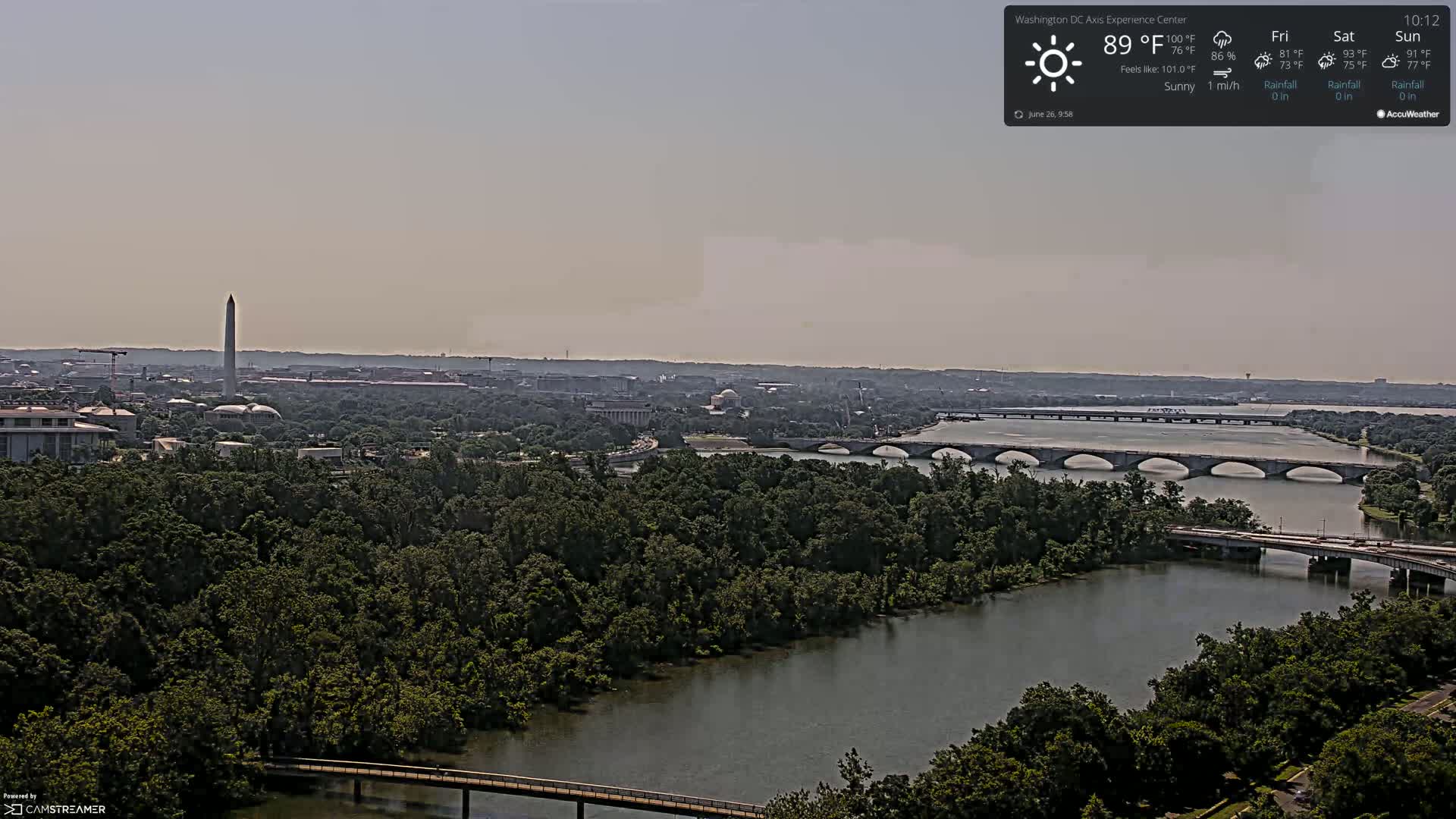 Washington D.C Skyline Live Cam - Washington, Disctrict of Columbia, USA