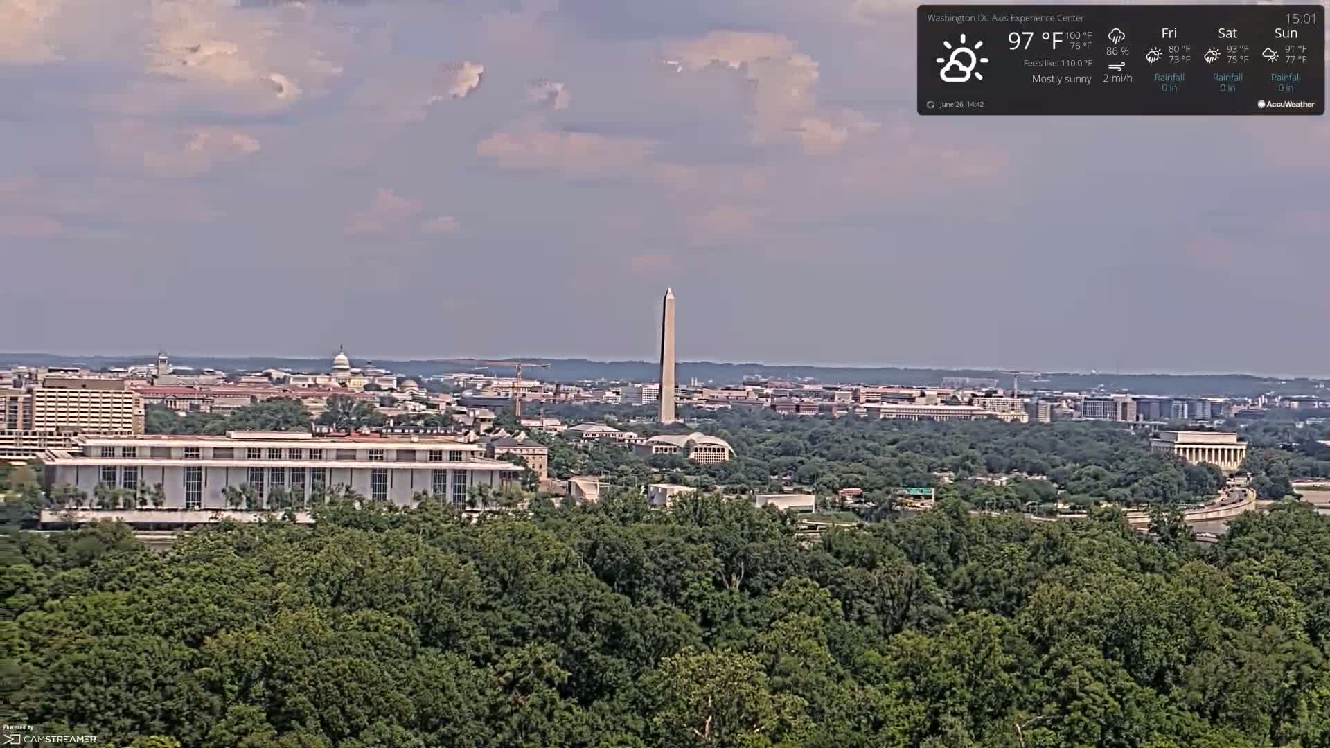 Washington D.C Skyline Live Cam - Washington, Disctrict of Columbia, USA