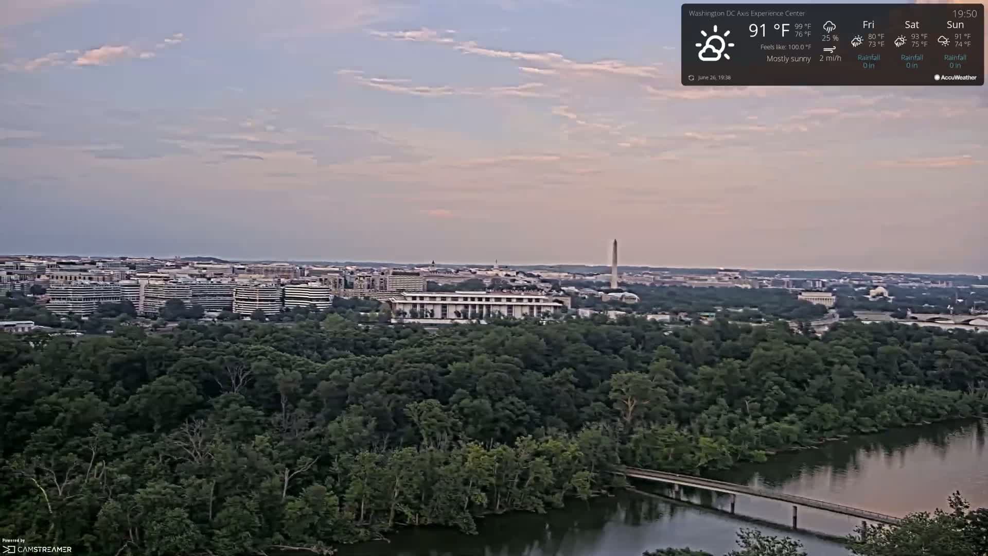 Washington D.C Skyline Live Cam - Washington, Disctrict of Columbia, USA