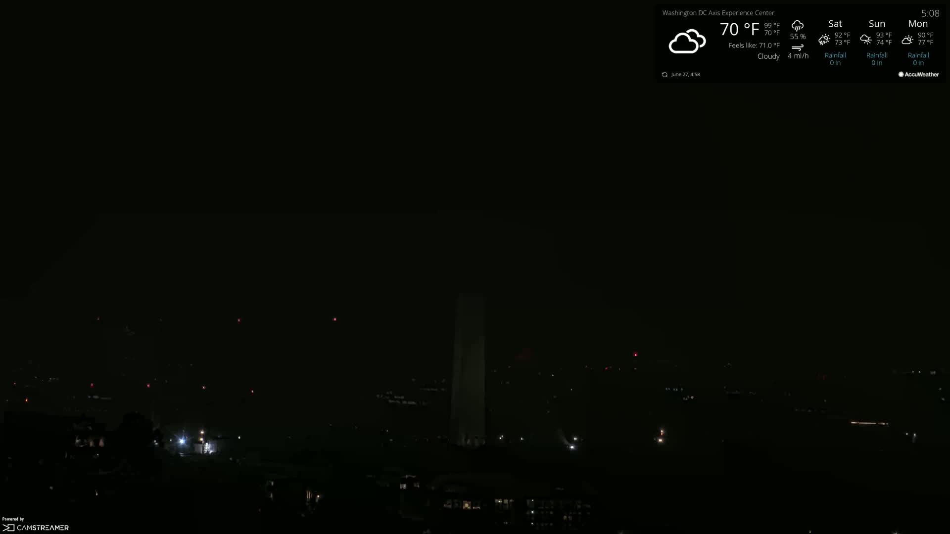 Washington D.C Skyline Live Cam - Washington, Disctrict of Columbia, USA
