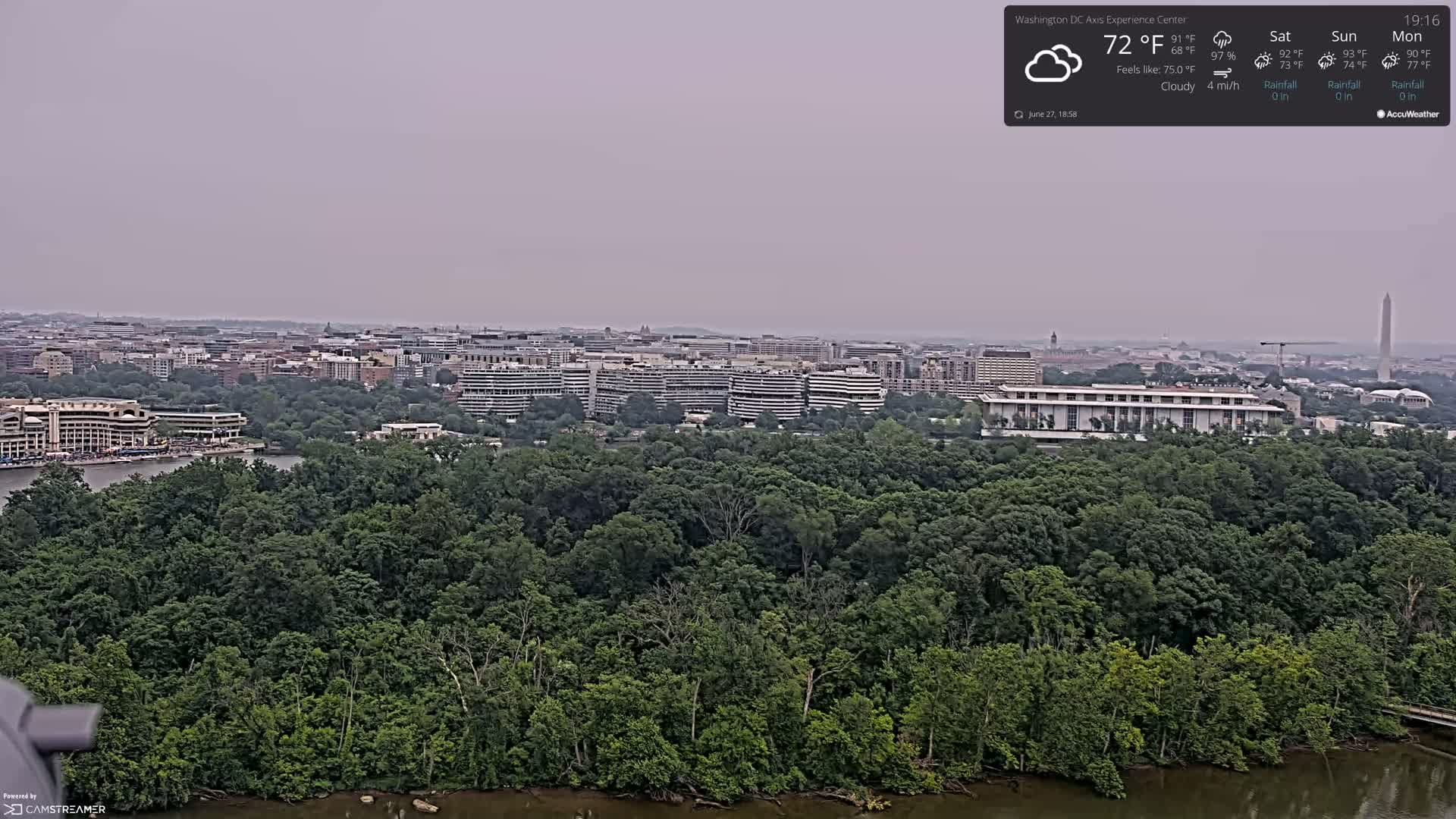 Washington D.C Skyline Live Cam - Washington, Disctrict of Columbia, USA