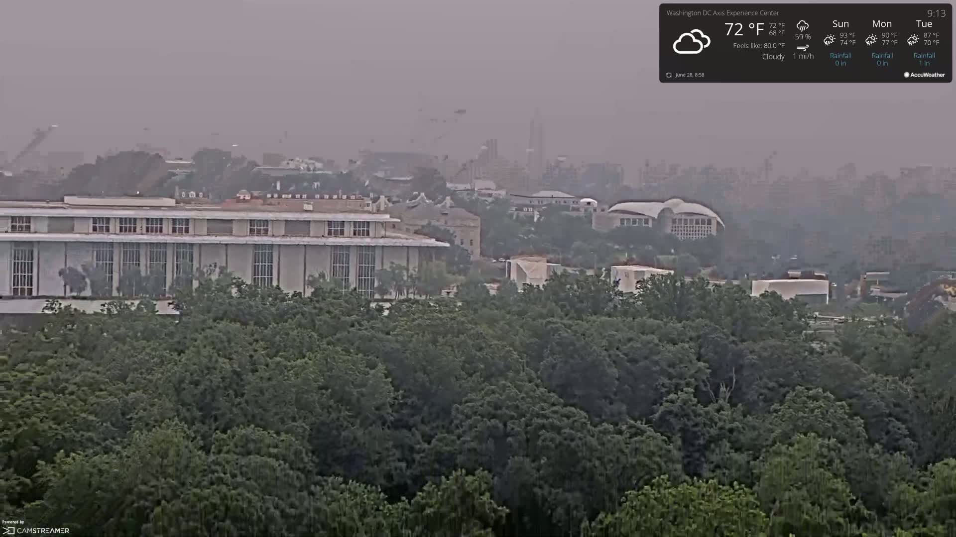 Washington D.C Skyline Live Cam - Washington, Disctrict of Columbia, USA