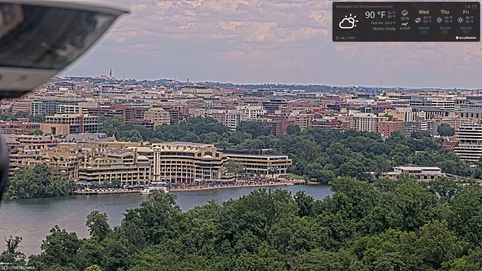 Washington D.C Skyline Live Cam - Washington, Disctrict of Columbia, USA