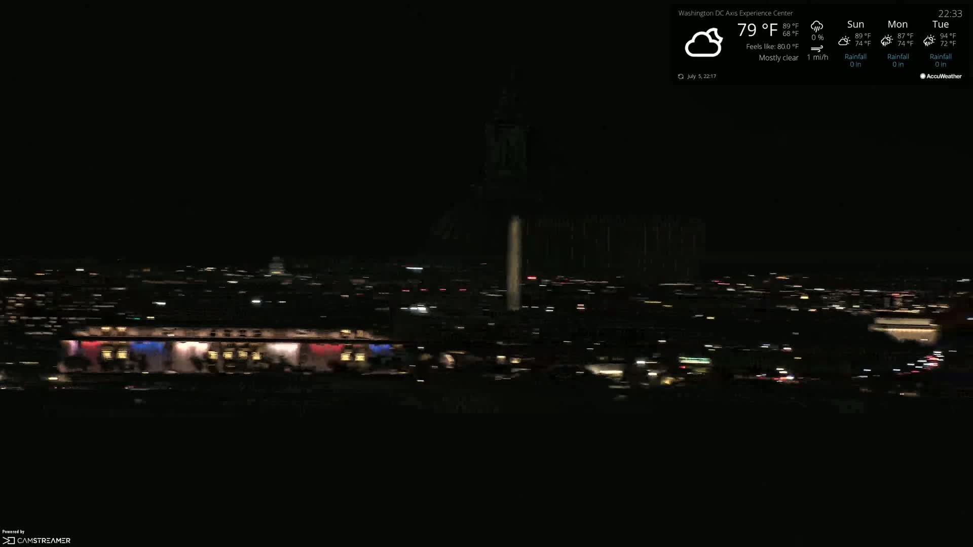 Washington D.C Skyline Live Cam - Washington, Disctrict of Columbia, USA