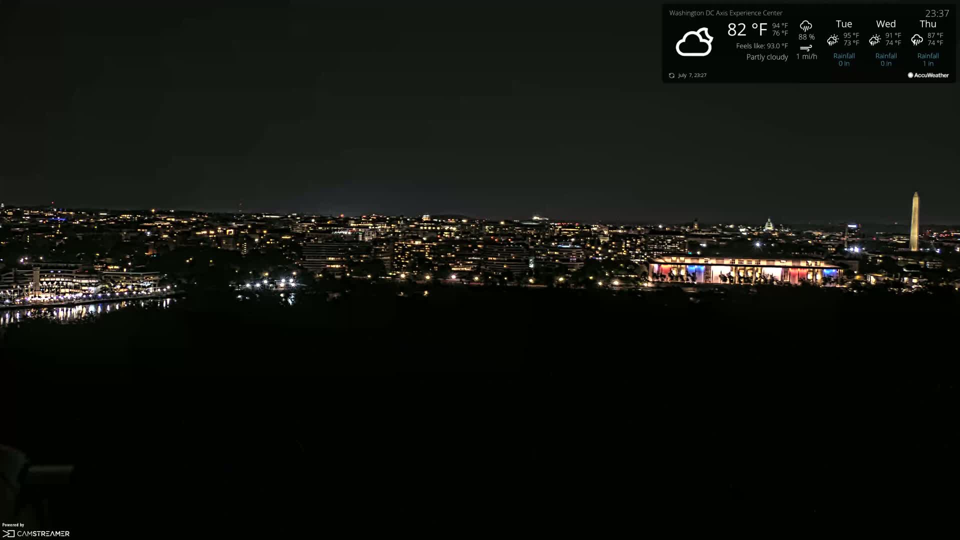 Washington D.C Skyline Live Cam - Washington, Disctrict of Columbia, USA