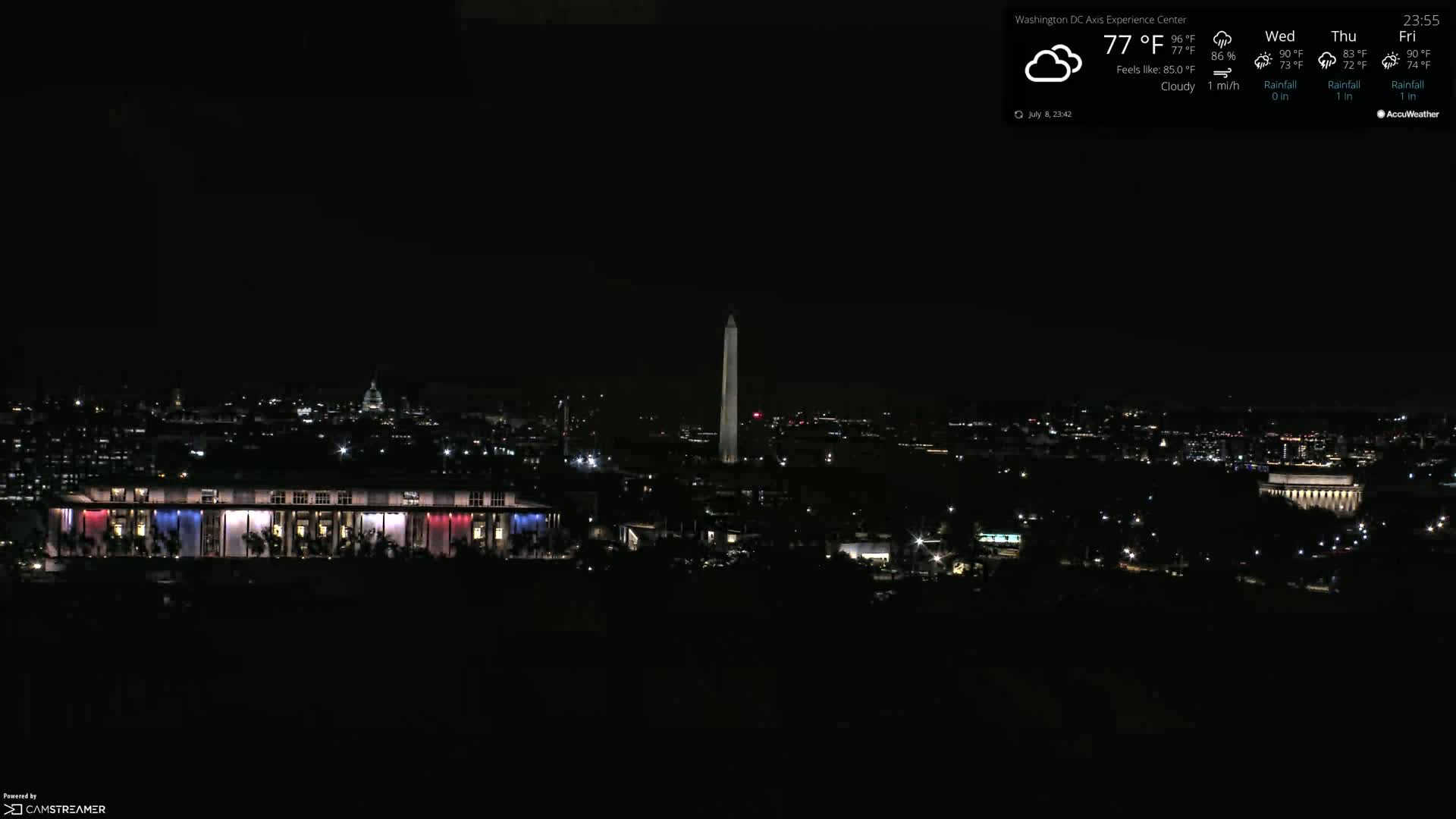 Washington D.C Skyline Live Cam - Washington, Disctrict of Columbia, USA