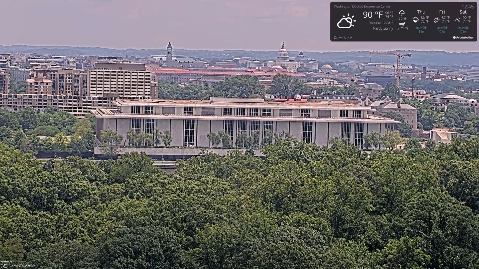 Washington D.C Skyline Live Cam - Washington, Disctrict of Columbia, USA