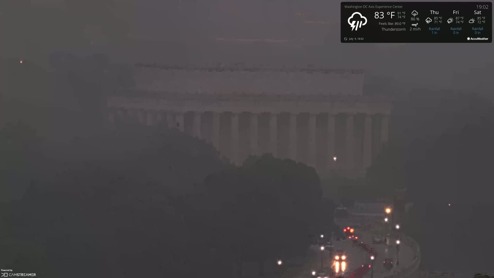 Washington D.C Skyline Live Cam - Washington, Disctrict of Columbia, USA