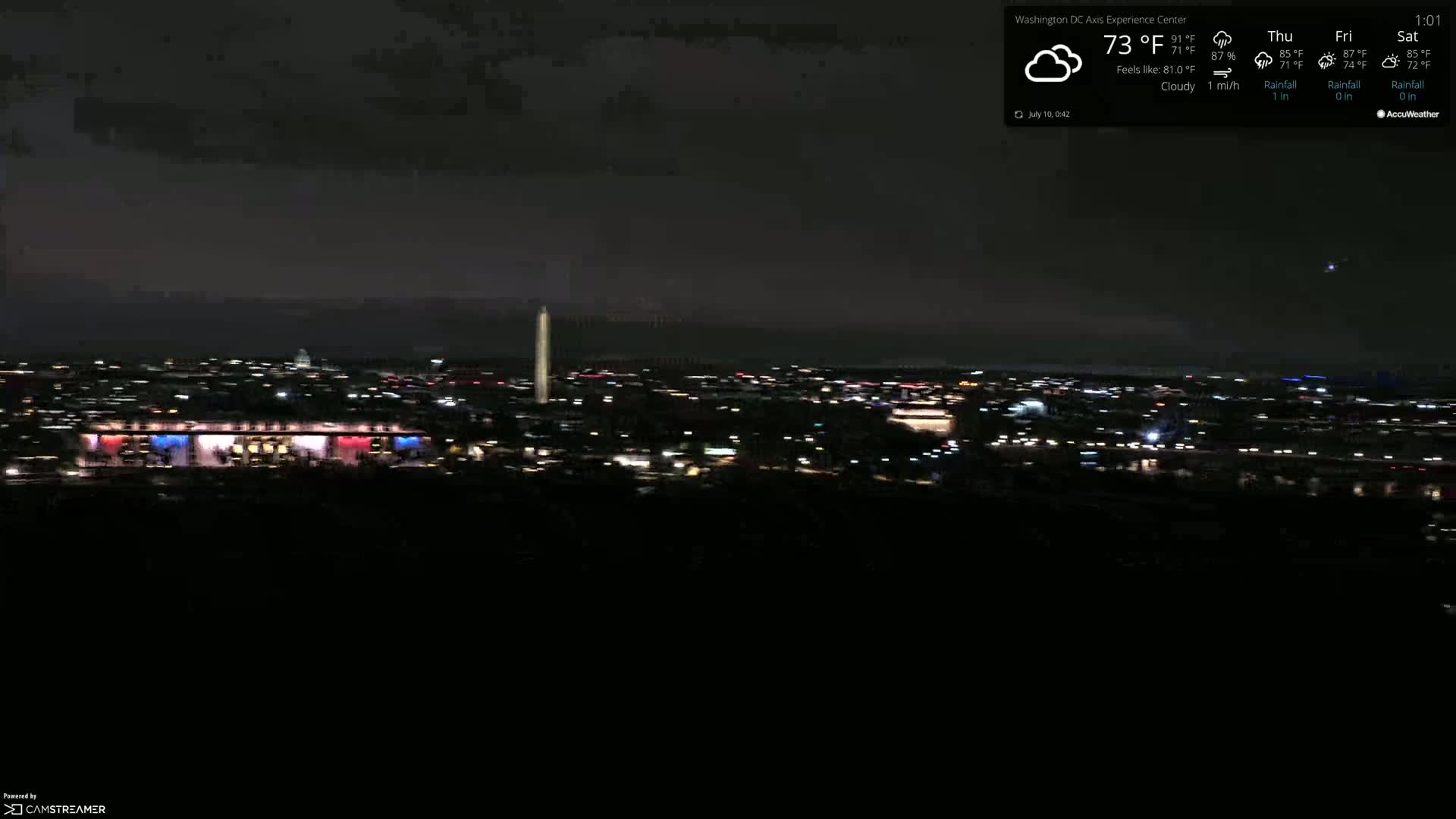 Washington D.C Skyline Live Cam - Washington, Disctrict of Columbia, USA